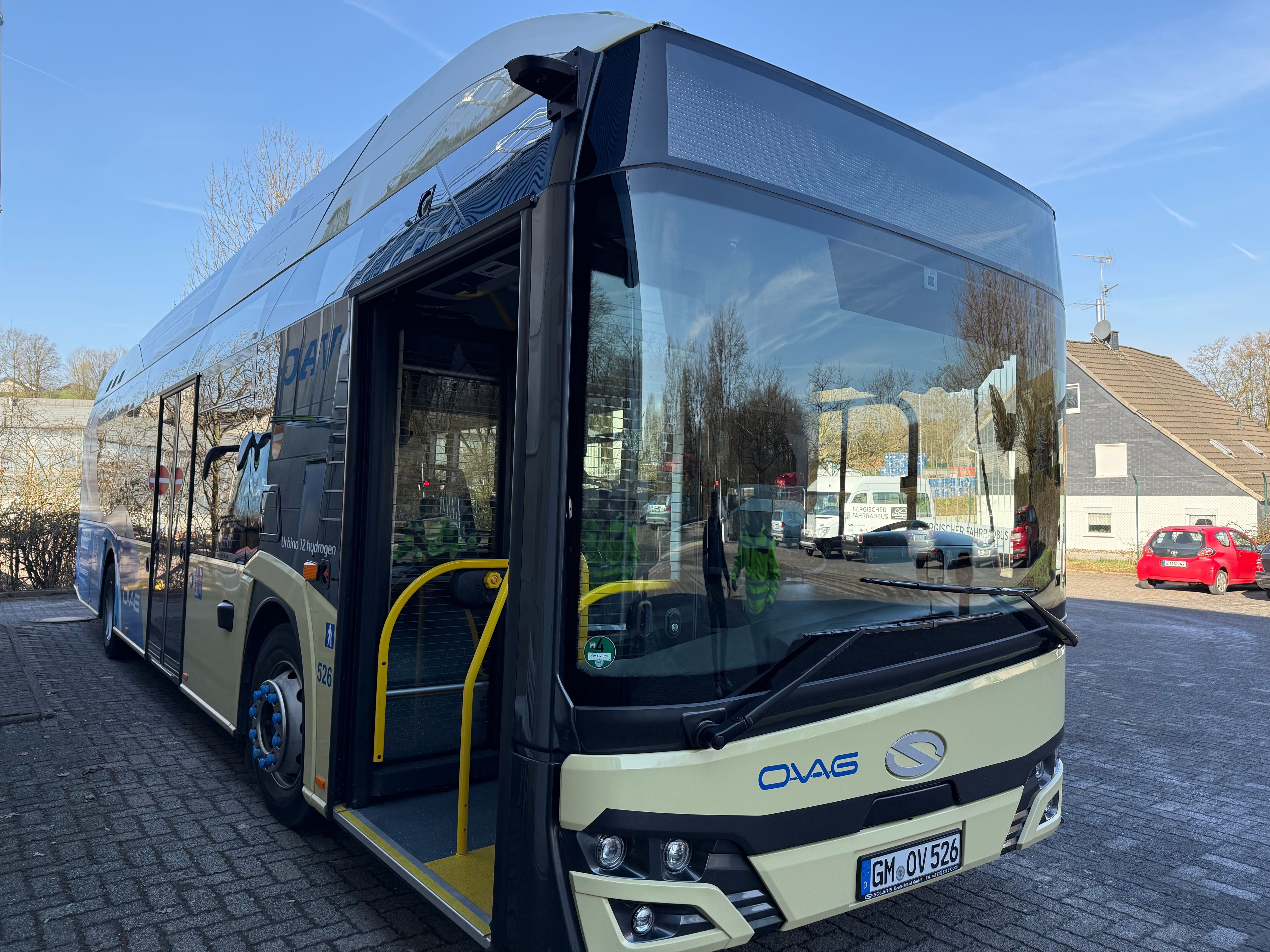 Ein beliebtes Motiv sind die Busse der Ovag.