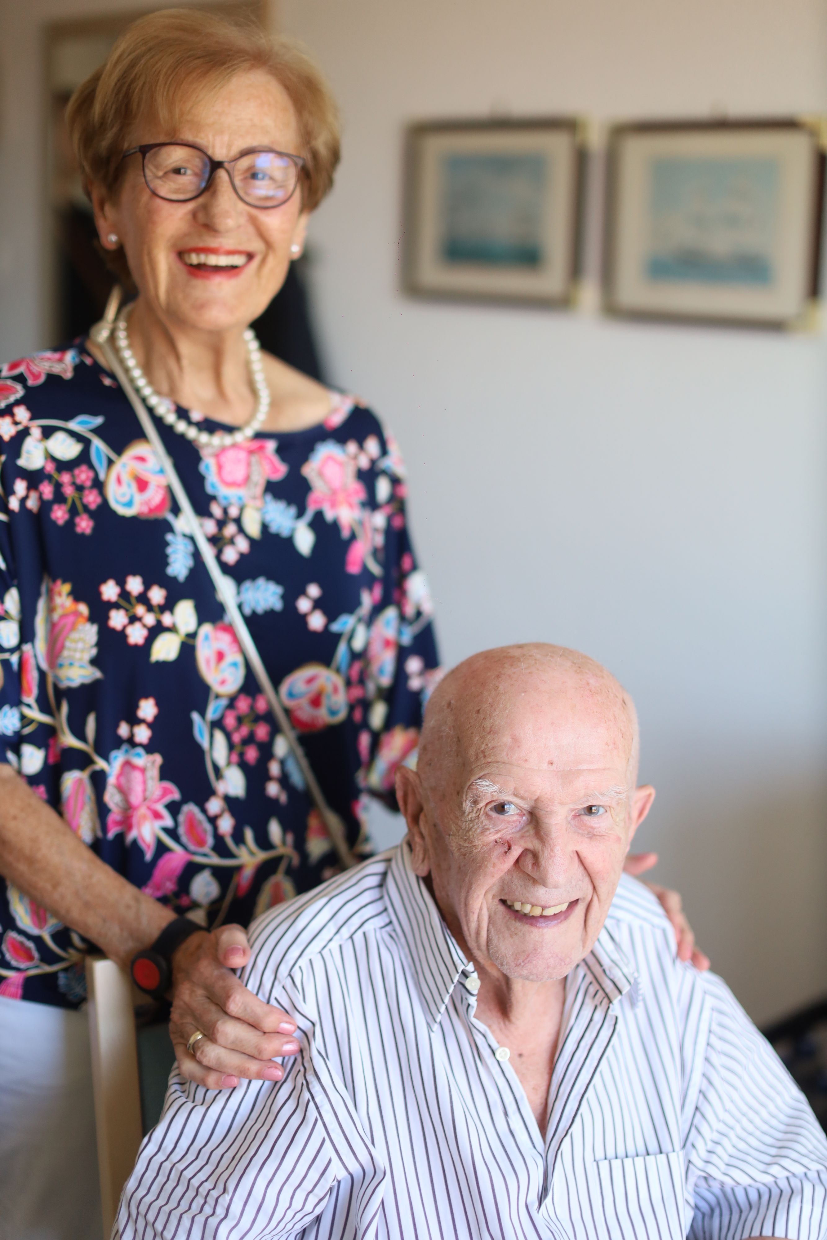 Rolf Mandelartz gemeinsam mit Ehefrau Mia