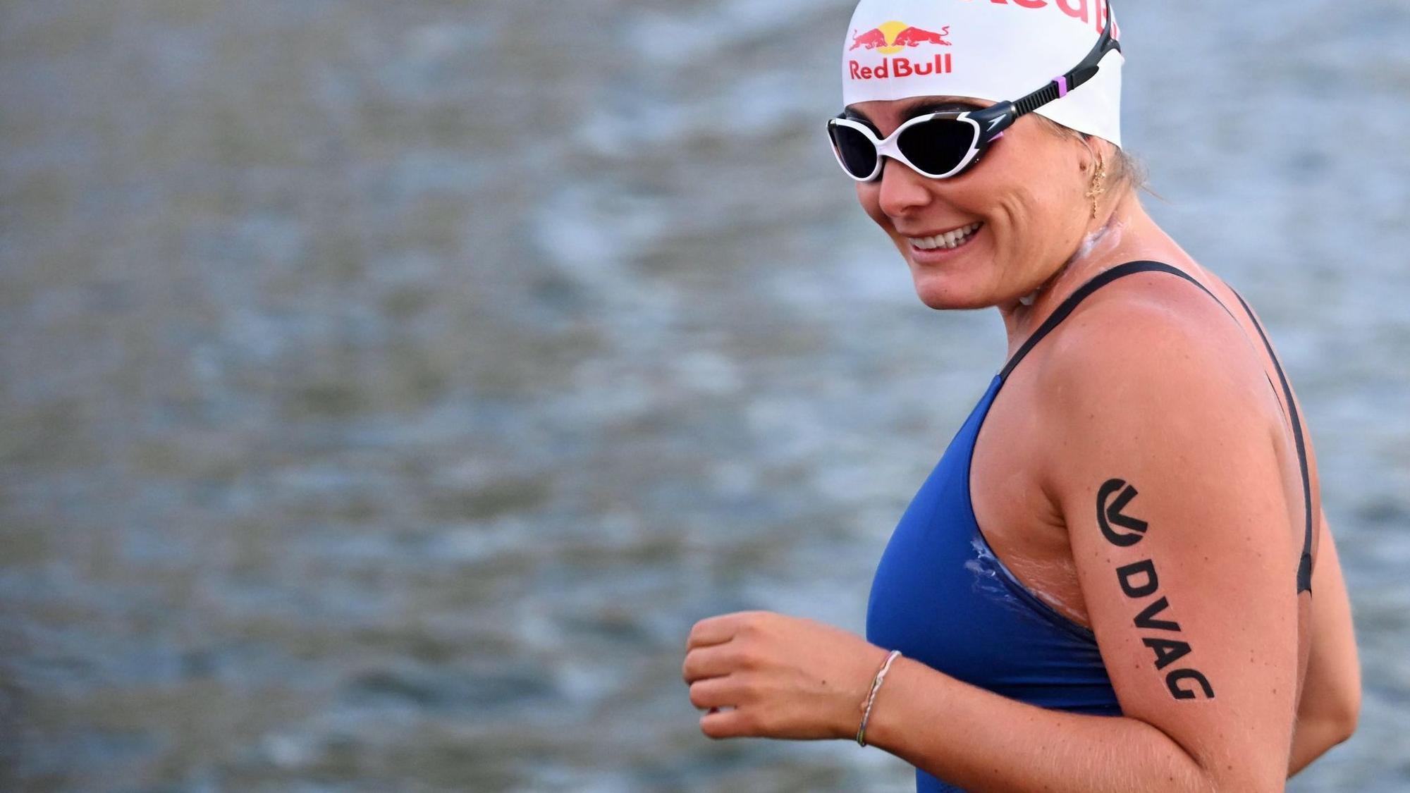Extremschwimmerin Nathalie Pohl startet in Frankfurt am Main