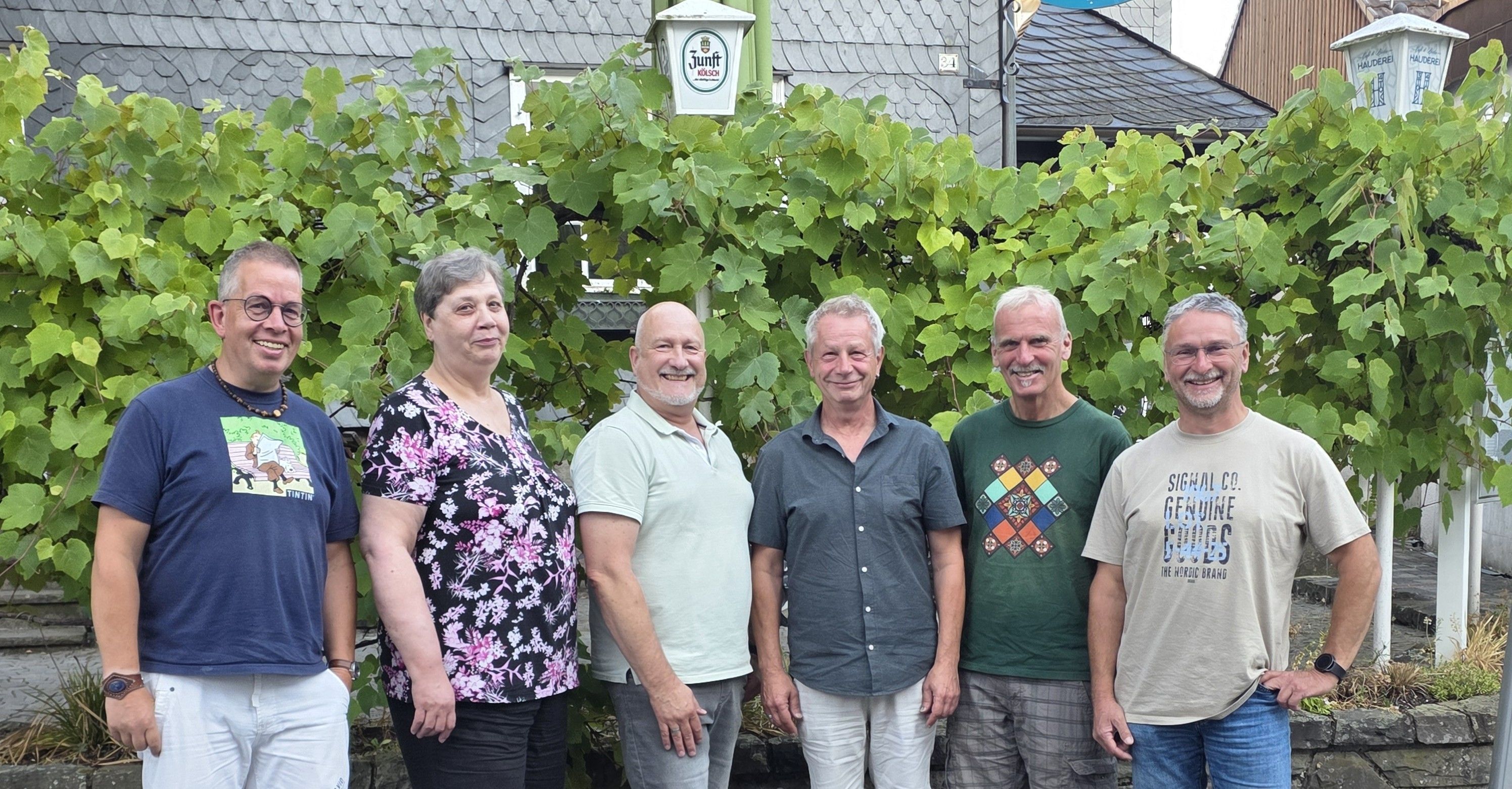 In Waldbröl hat sich der „Verein zur Förderung des kulturellen Lebens“ gegründet. Zum Vorstand gehören (von links) Patrick Mielke, Iris Knabe, Vorsitzender Wolfgang Joost, Michael Korbach, Jochen Gran und Frank Starosta.