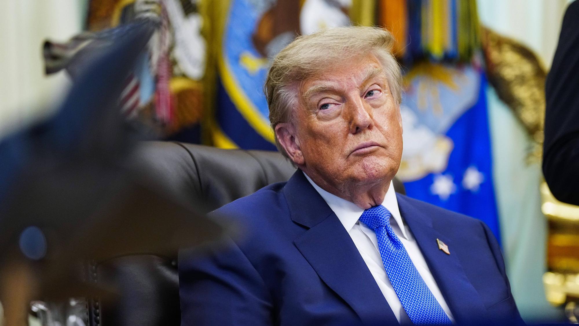 US-Präsident Donald Trump im Weißen Haus. (Archivbild)