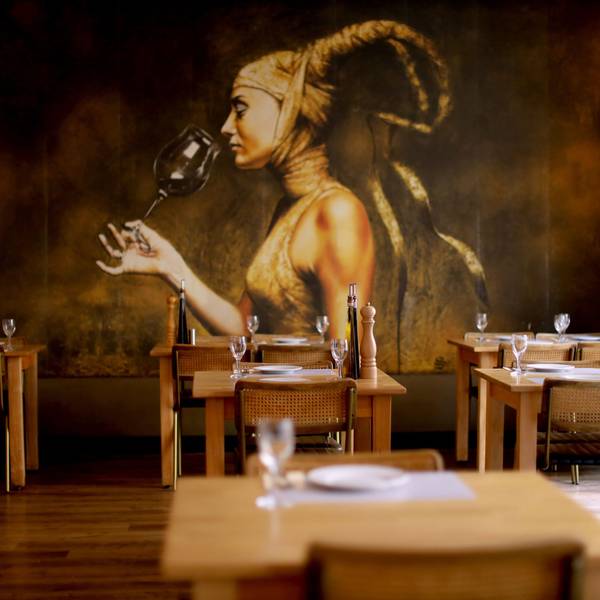 Blick in den Innenraum des Restaurants.