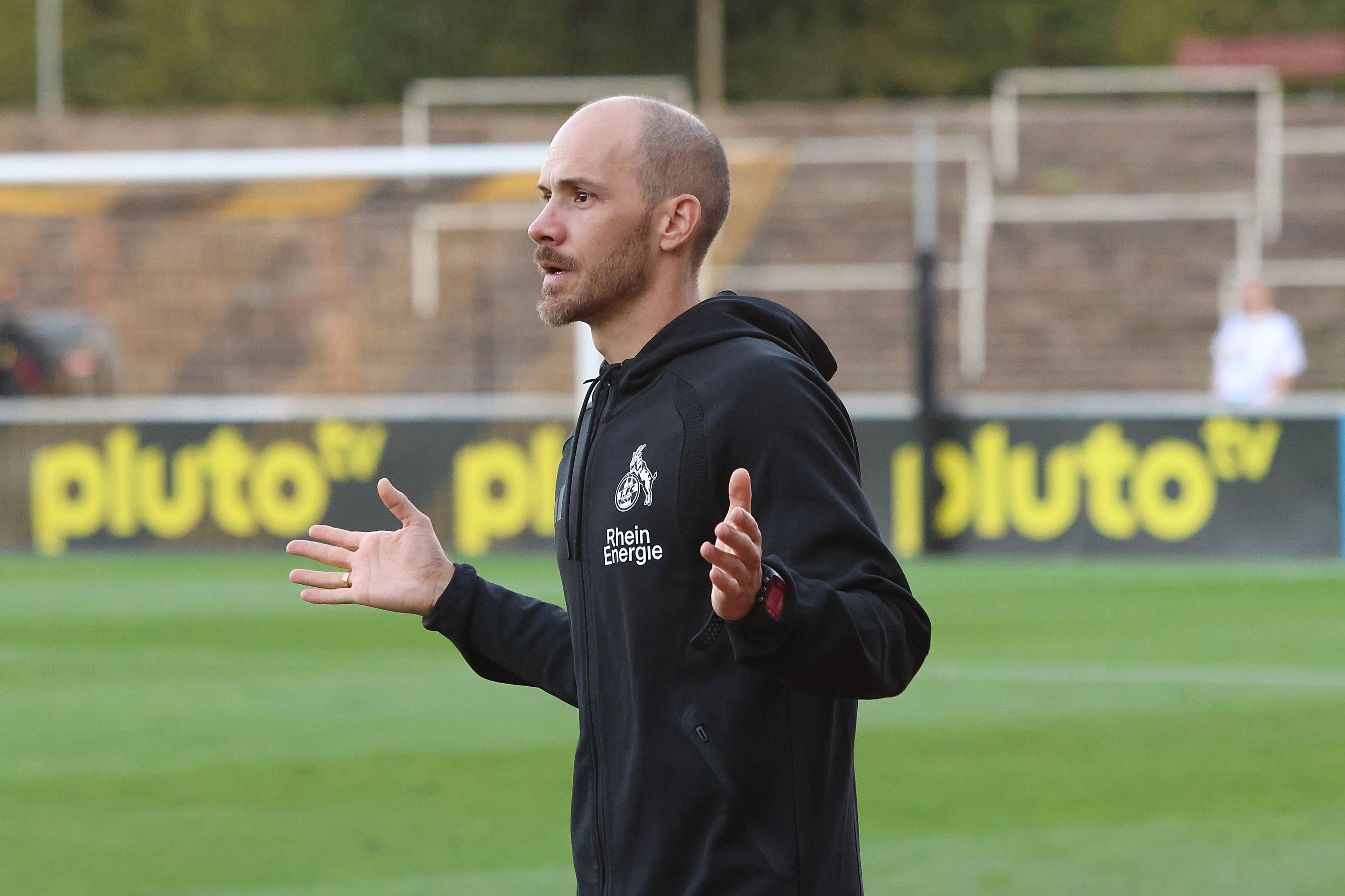 Regionalliga West: Borussia Dortmund U23 - 1.FC Koeln U21 ** NUR FÜR REDAKTIONELLE ZWECKE ** EDITORIAL USE ONLY **Fussball Regionalliga West 2.Spieltag Freitag 07.08.2026 Ort: Stadion Rote Erde Dortmund Borussia Dortmund II - 1.FC Koeln II im Bild Manuel Hartmann (Trainer 1.FC Koeln II) Deutschland Dortmund Copyright: StefanxRittershaus *** Regionalliga West: Borussia Dortmund U23 vs. 1. FC Köln U21 ** FOR EDITORIAL USE ONLY ** EDITORIAL USE ONLY ** p Soccer Regionalliga West Matchday 2 Friday, August 7, 2026 Location: Rote Erde Stadium, Dortmund Borussia Dortmund II vs. 1. FC Köln II Pictured: Manuel Hartmann, Coach of 1. FC Köln II Germany, Dortmund Copyright StefanxRittershaus Copyright: StefanxRittershaus doc87279xzgywpp15i0ddk ,EDITORIAL USE ONLY