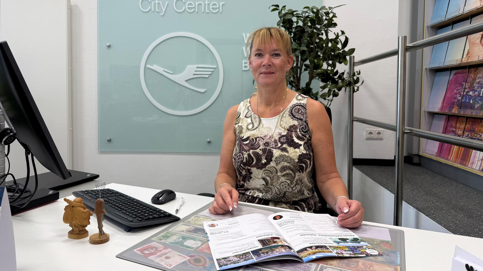 Büroleiterin Stefanie Huland vom Reisebüro Naumann