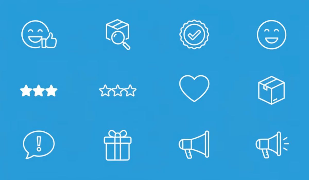 Produkttester Titelbild für KStA mit Emojis vor blauem Hintergrund.