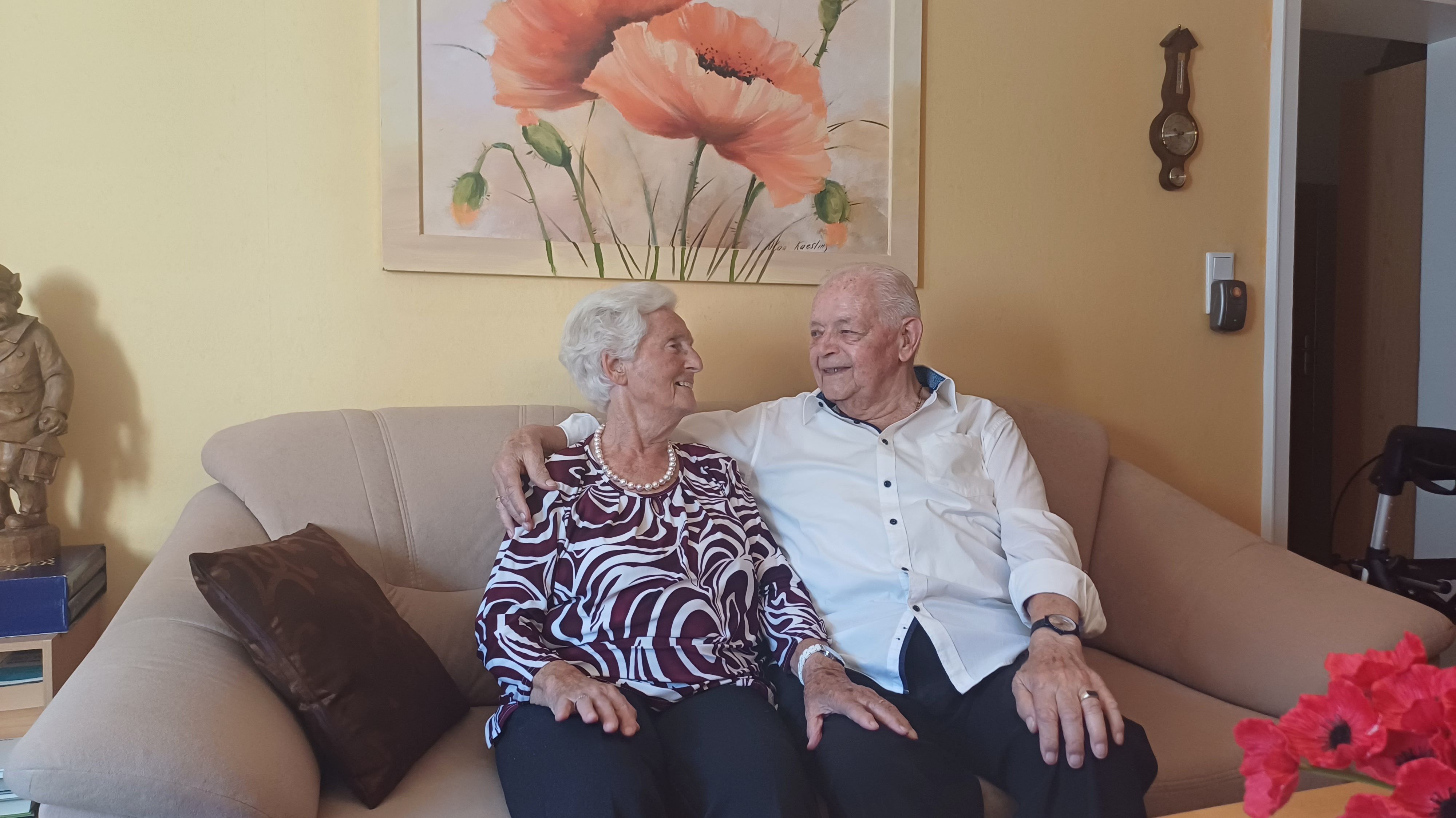 Maria Elisabeth und Johannes Liese feiern an diesem Dienstag ihren 70. Hochzeitstag.