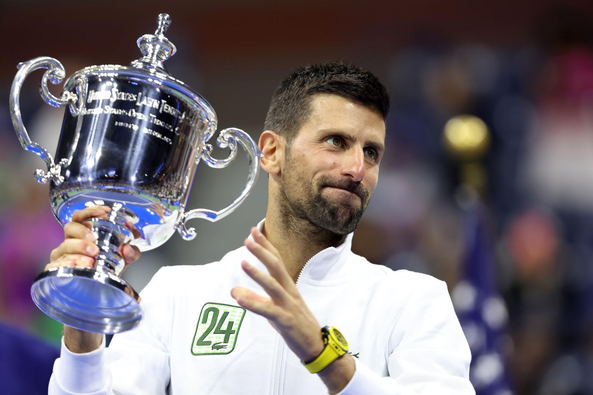 2023 gewann Novak Djokovic bei den US Open seinen bis dato letzten Grand-Slam-Titel. (Bild: Getty Images / Clive Brunskill)