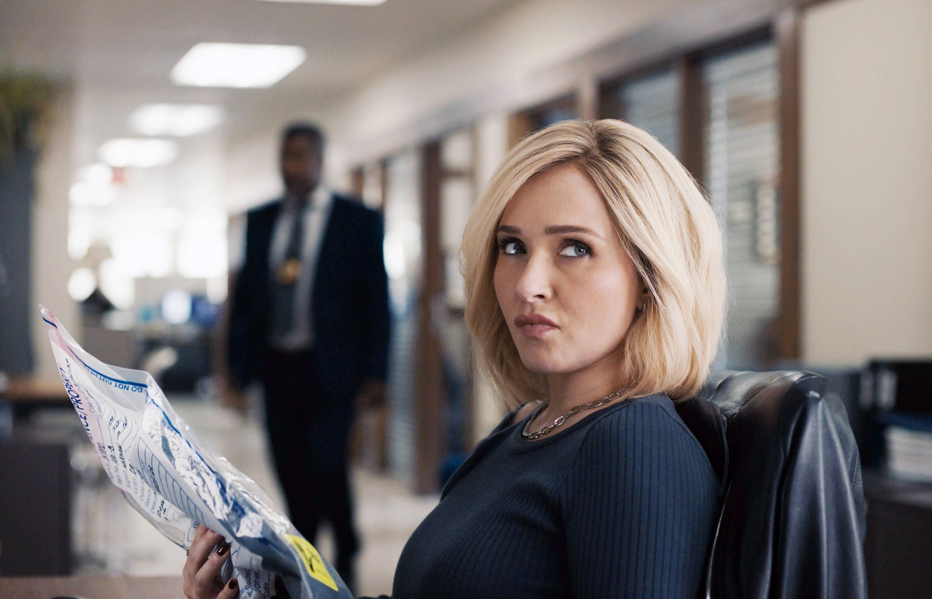 Hayden Panettiere posiert.