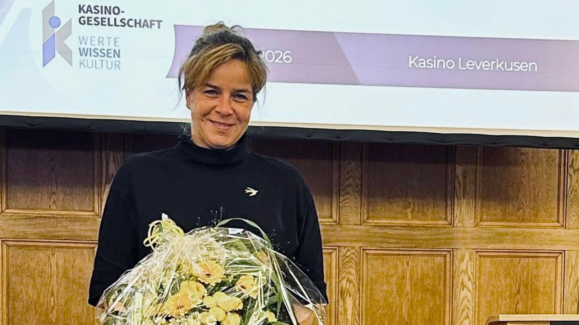 Mona Neubauer im Bayer-Kasino