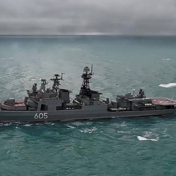 Der russische Zerstörer "Admiral Levchenko" wurde in der Ostsee gesichtet. (Archivbild)
