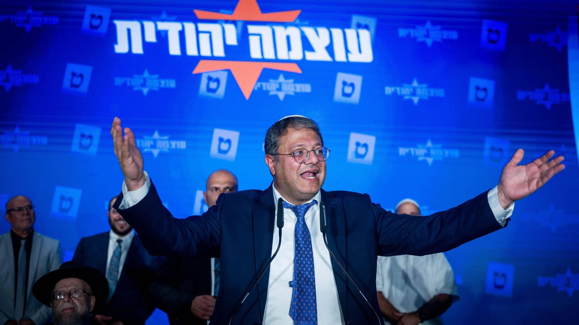 Israels rechtsradikaler Polizeiminister Itamar Ben-Gvir. (Archivbild)