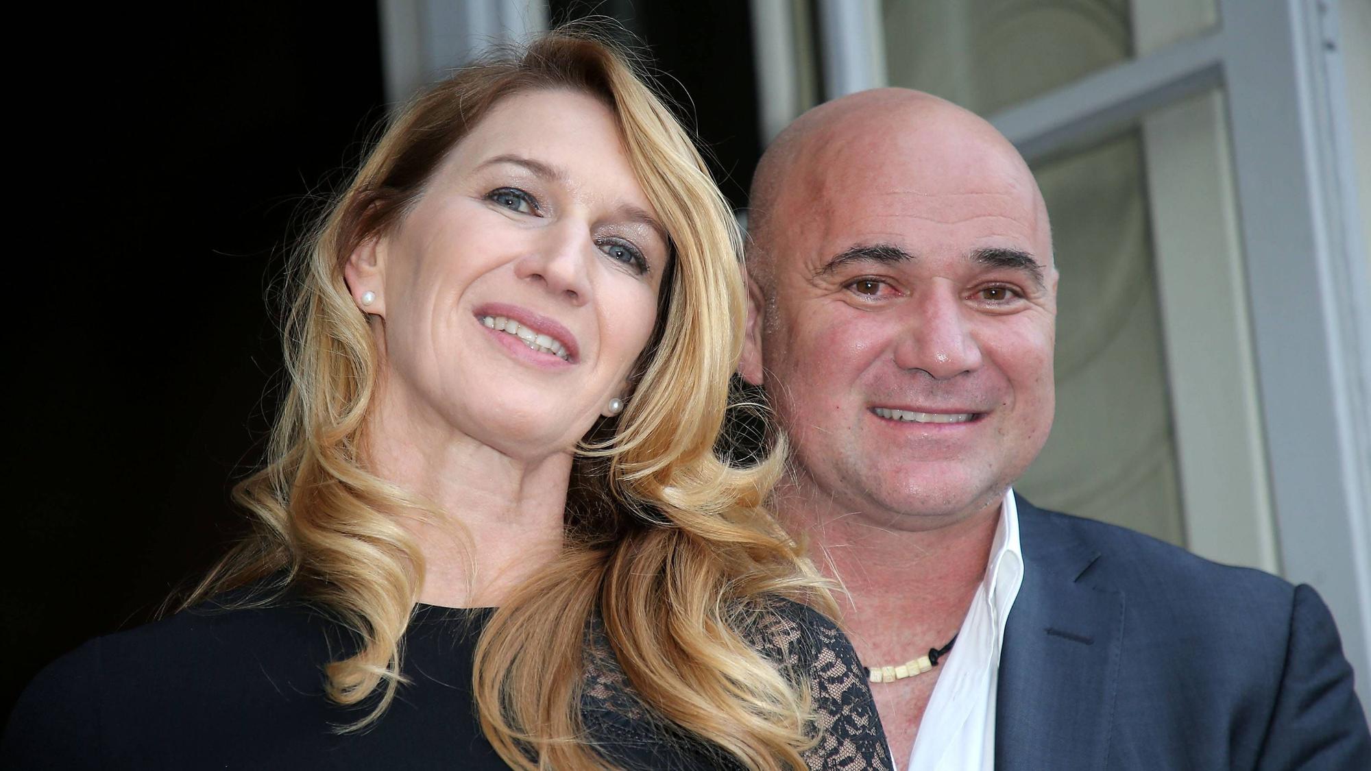 Steffi Graf und Andre Agassi