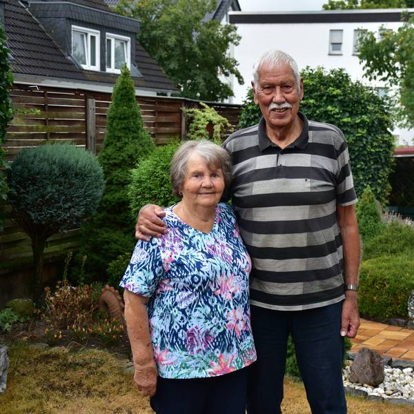 Rosa und Wilhelm Ufer aus Troisdorf feiern Diamanthochzeit