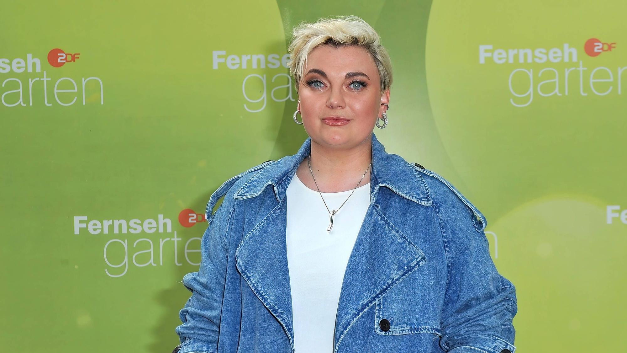 Ela Steinmetz während dem ZDF-„Fernsehgarten“.
