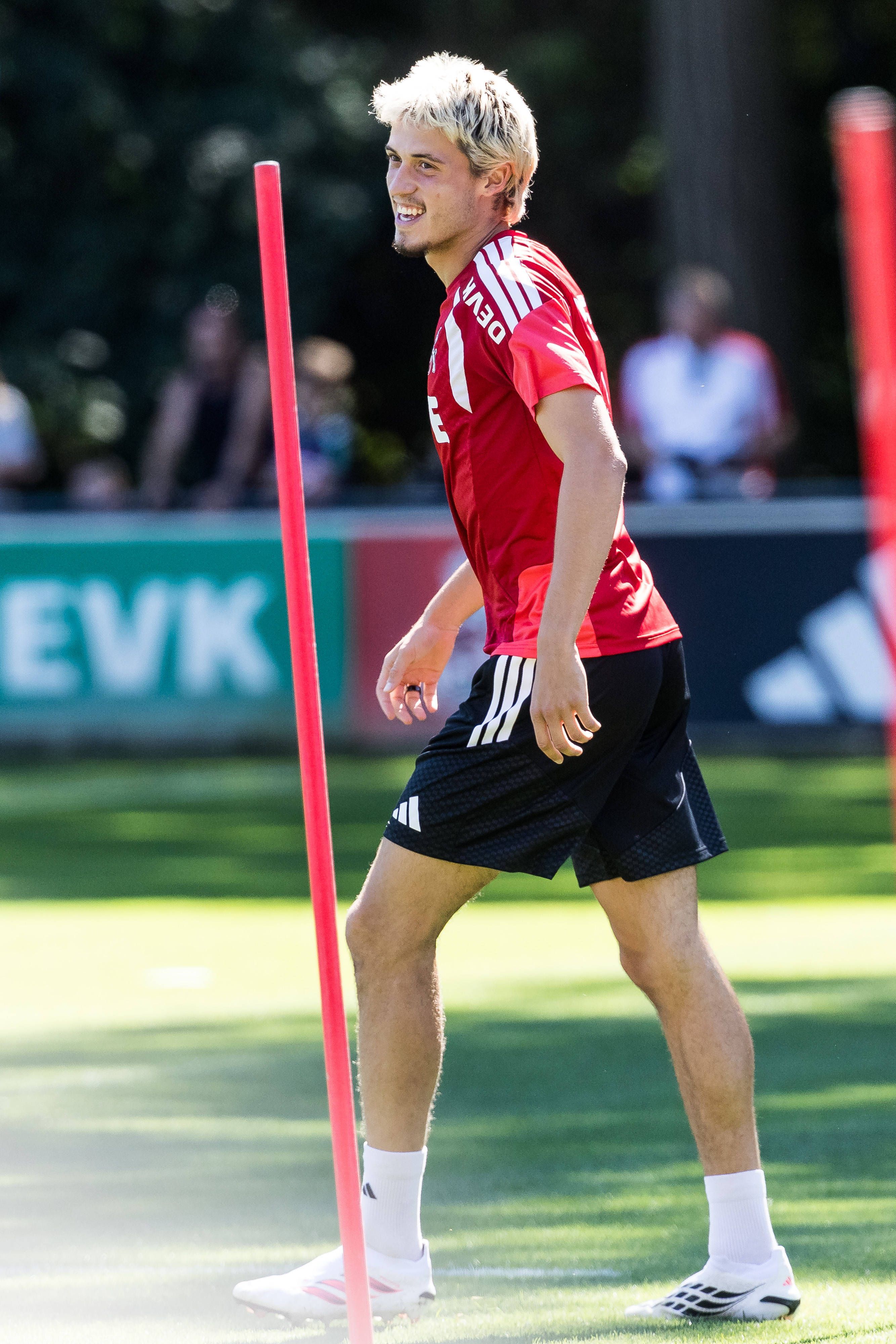 COLOGNE, GERMANY - AUGUST 11: Gil Neves 1. FC Koeln during a training session of season 2026/27 at Geissbockheim on August 11, 2026 in Cologne, Germany. North Rhine Westphalia Germany Copyright: xSteffiexWunderlx