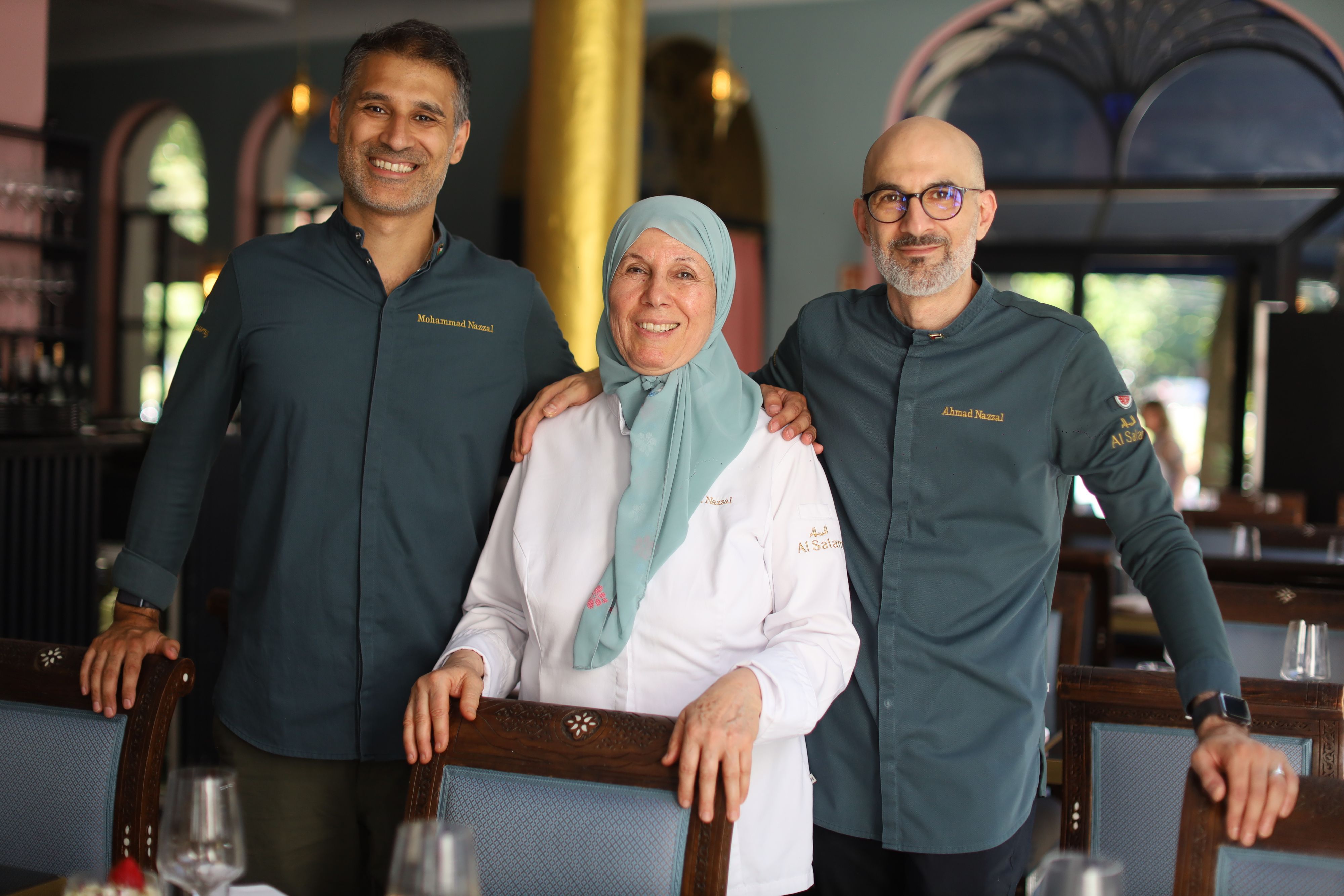 Mohammad, Muna und Ahmad Nazzal haben das Sommermenü für das Al Salam entwickelt.