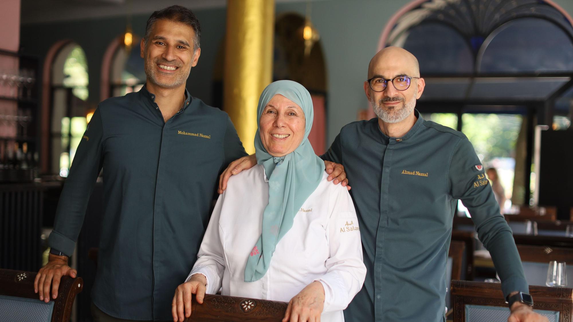 Mohammad, Muna und Ahmad Nazzal haben das Sommermenü für das Al Salam entwickelt.