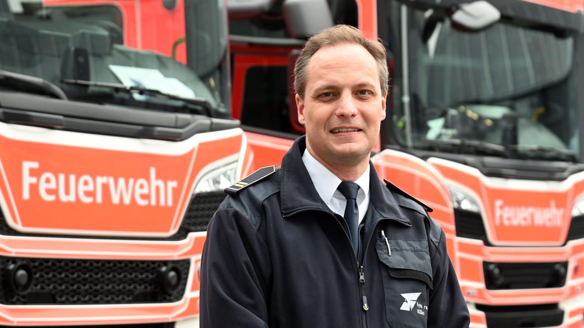 Andreas Reifferscheidt von der Feuerwehr Köln war im Hürtgenwald im Einsatz.
