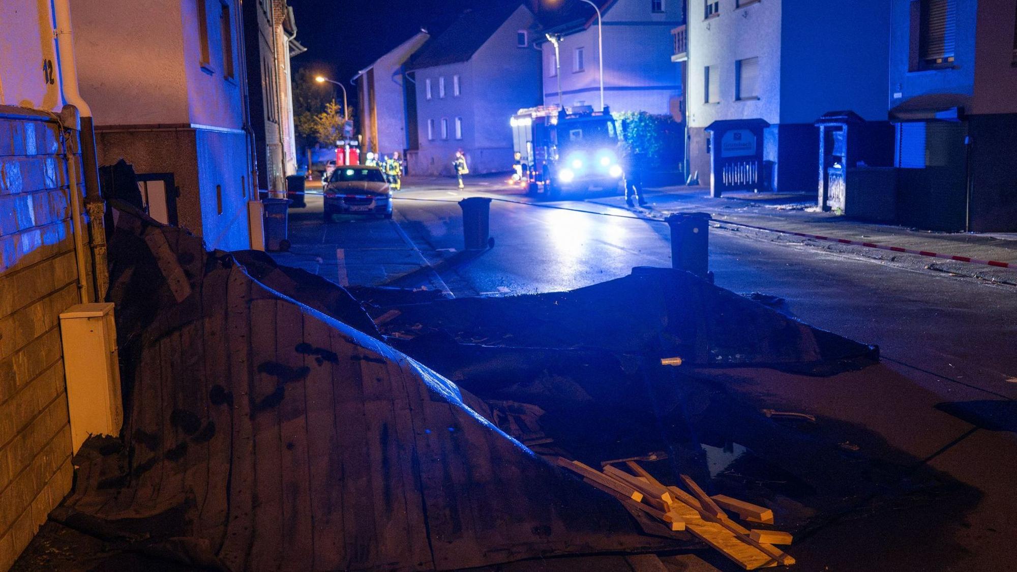 Zahlreiche Häuser nach Unwetter in Hessen zerstört