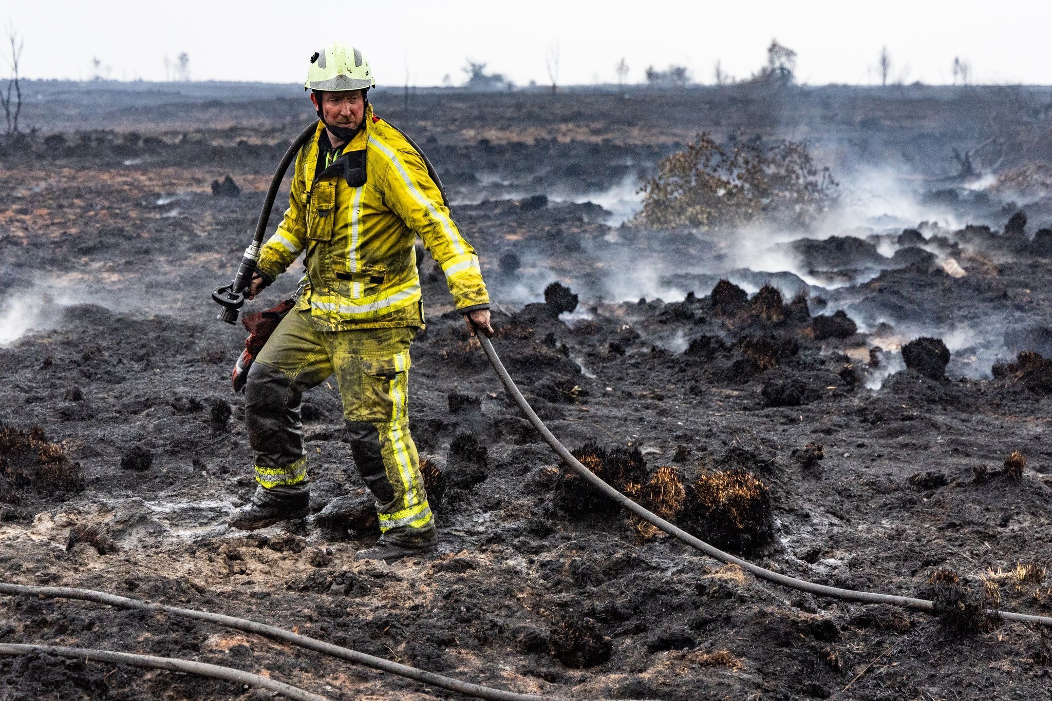 Waldbrand im Hohen Venn