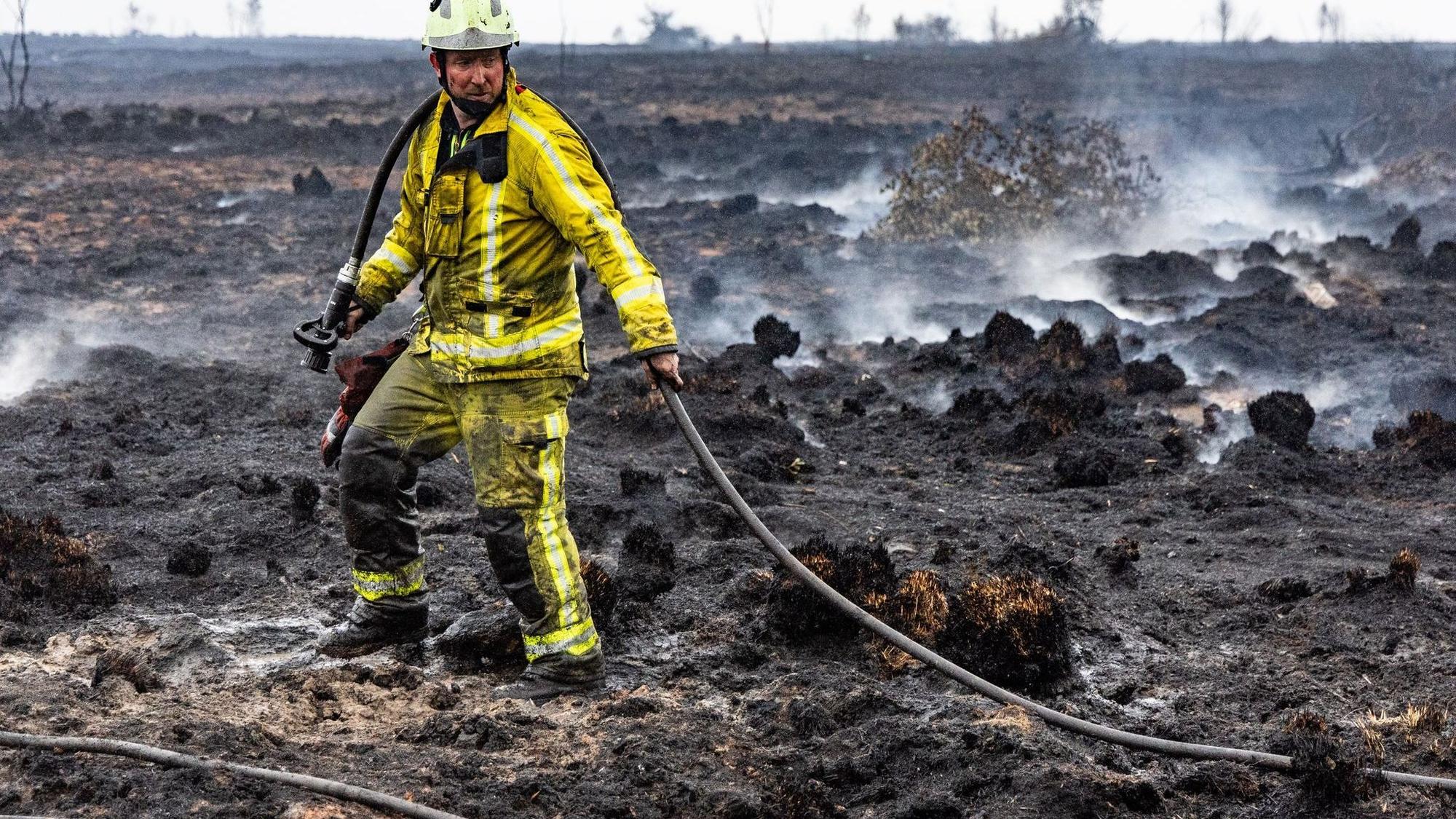 Waldbrand im Hohen Venn