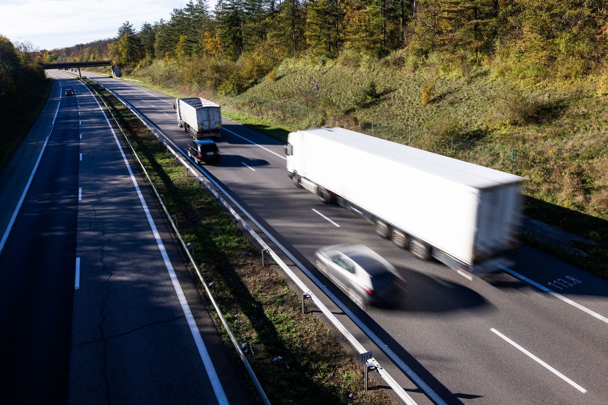 Autobahn in Frankreich