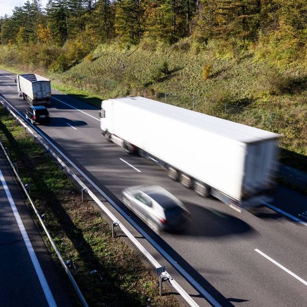 Autobahn in Frankreich