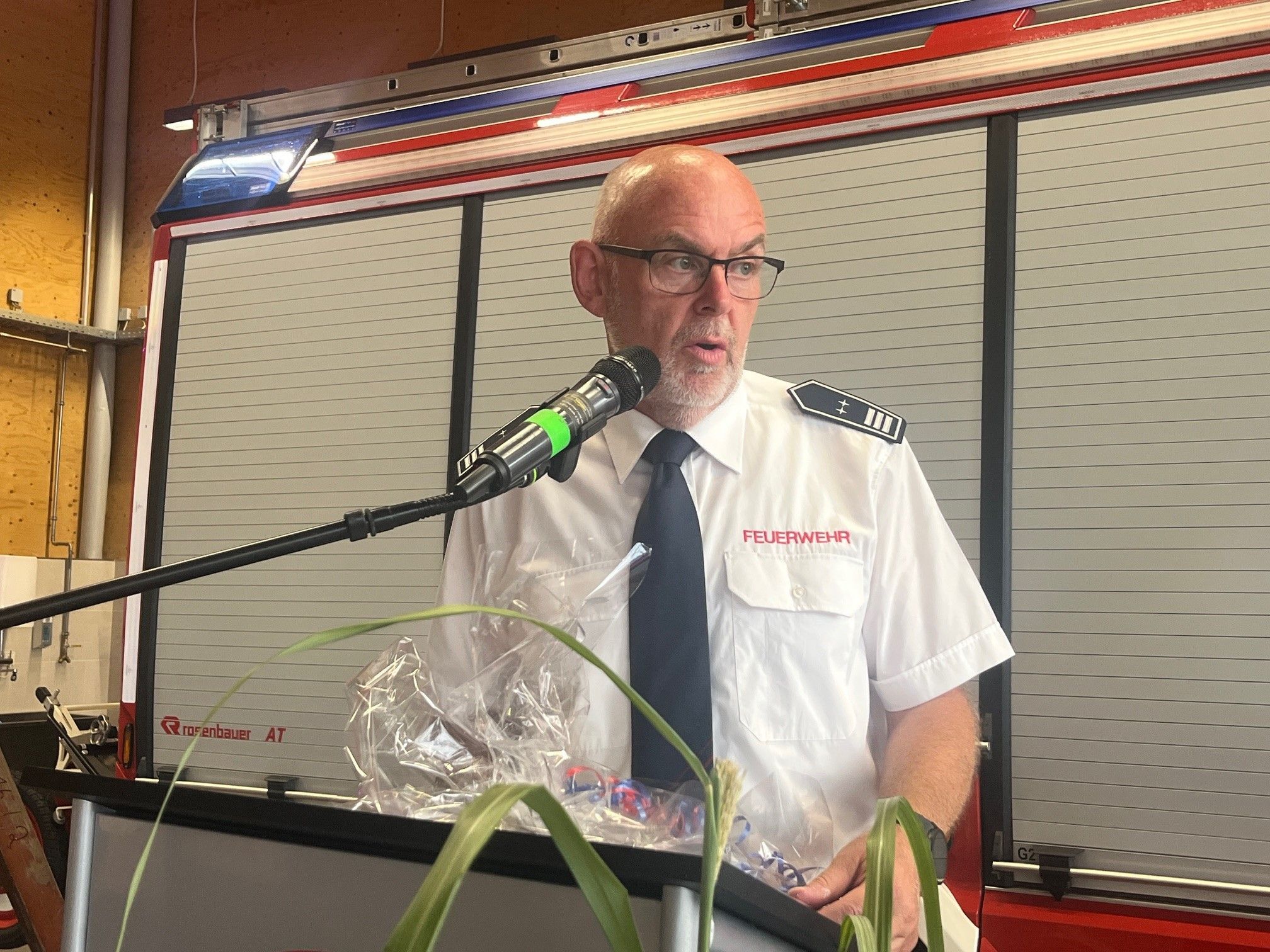 Uwe Faber gibt die Leitung der Freiwilligen Feuerwehr ab.
