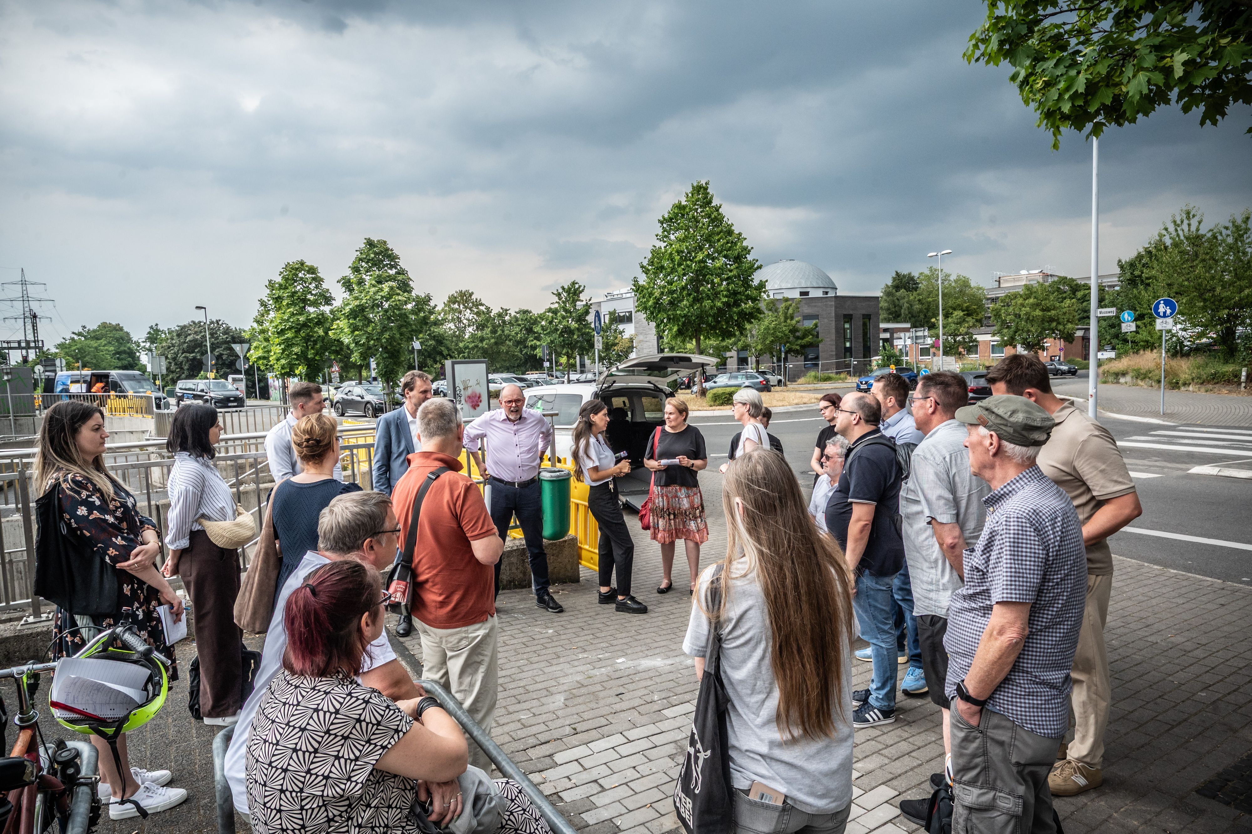 Ende Juni hatten sich Beteiligte und Interessierte zu einem Ortstermin getroffen.