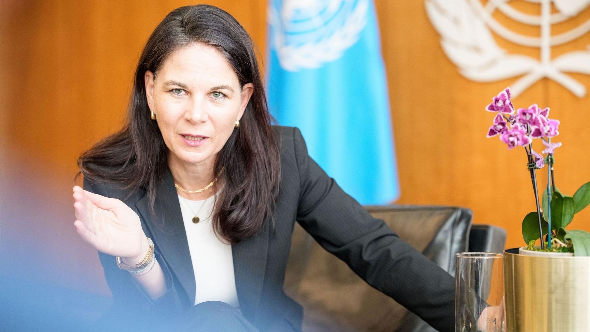 Annalena Baerbock bei der UN
