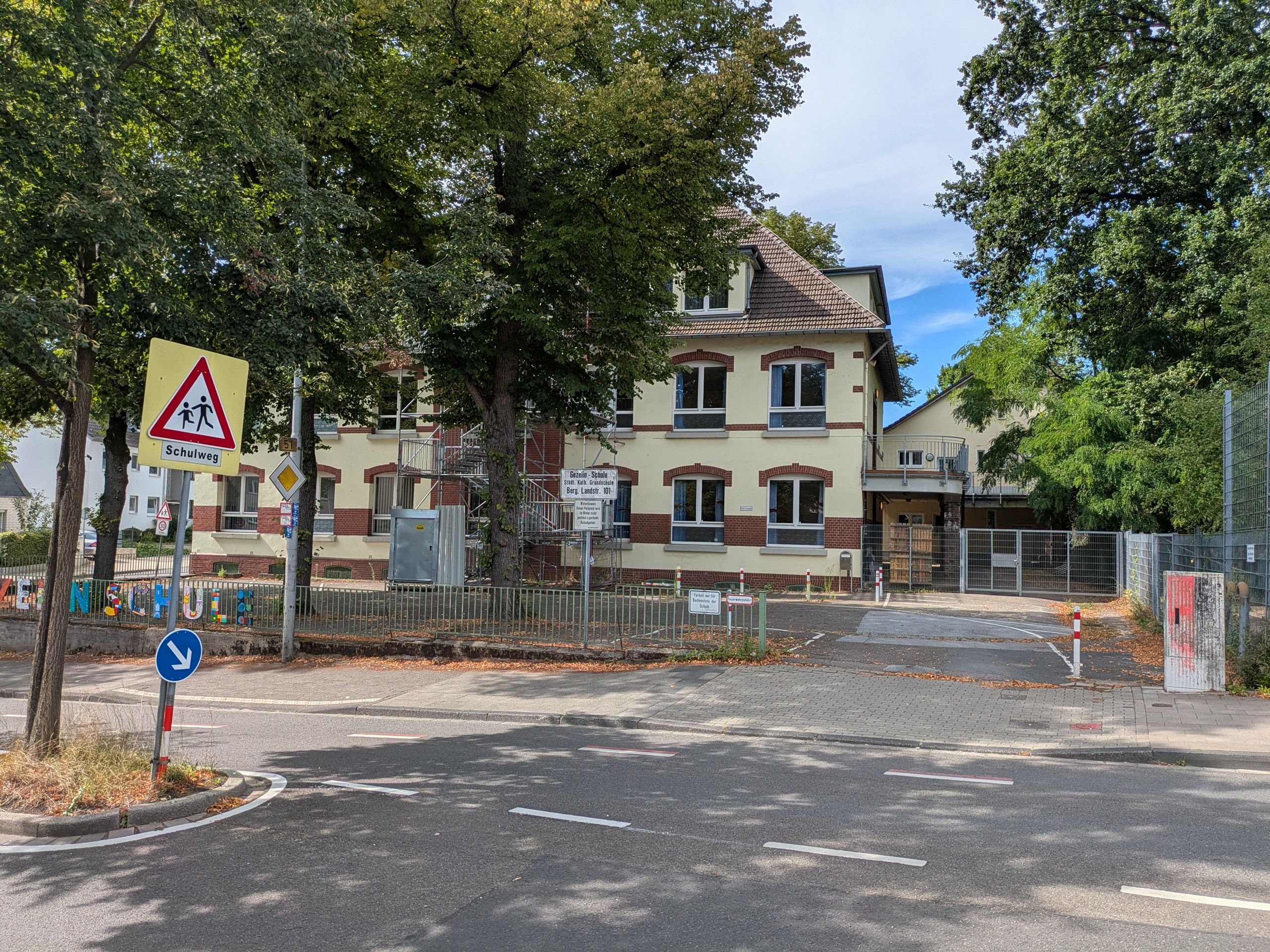Die Gezelin-Schule an der Berliner Straße