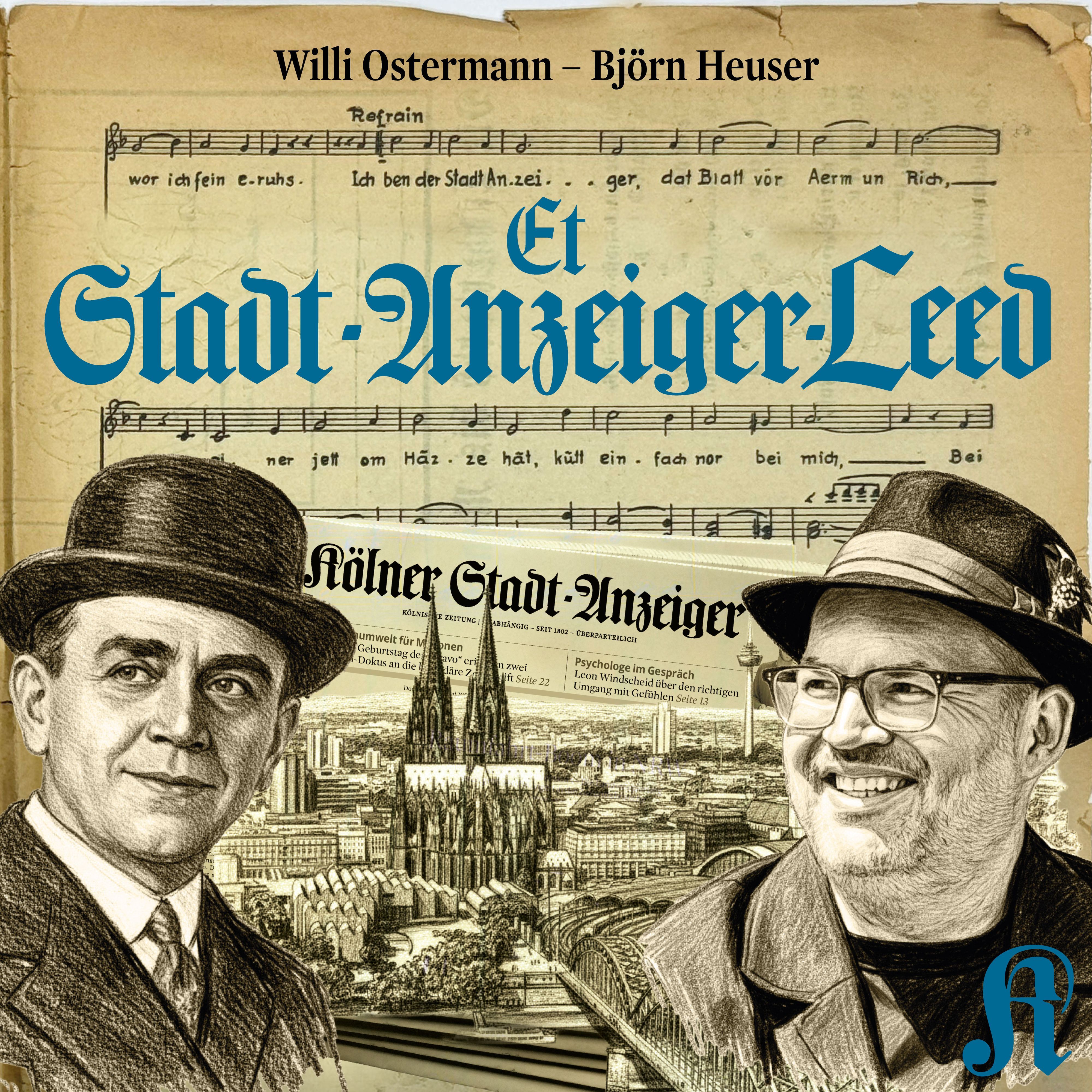 Das Cover vom Stadt-Anzeiger-Leed zeigt Willi Ostermann und Björn Heuser (r.).