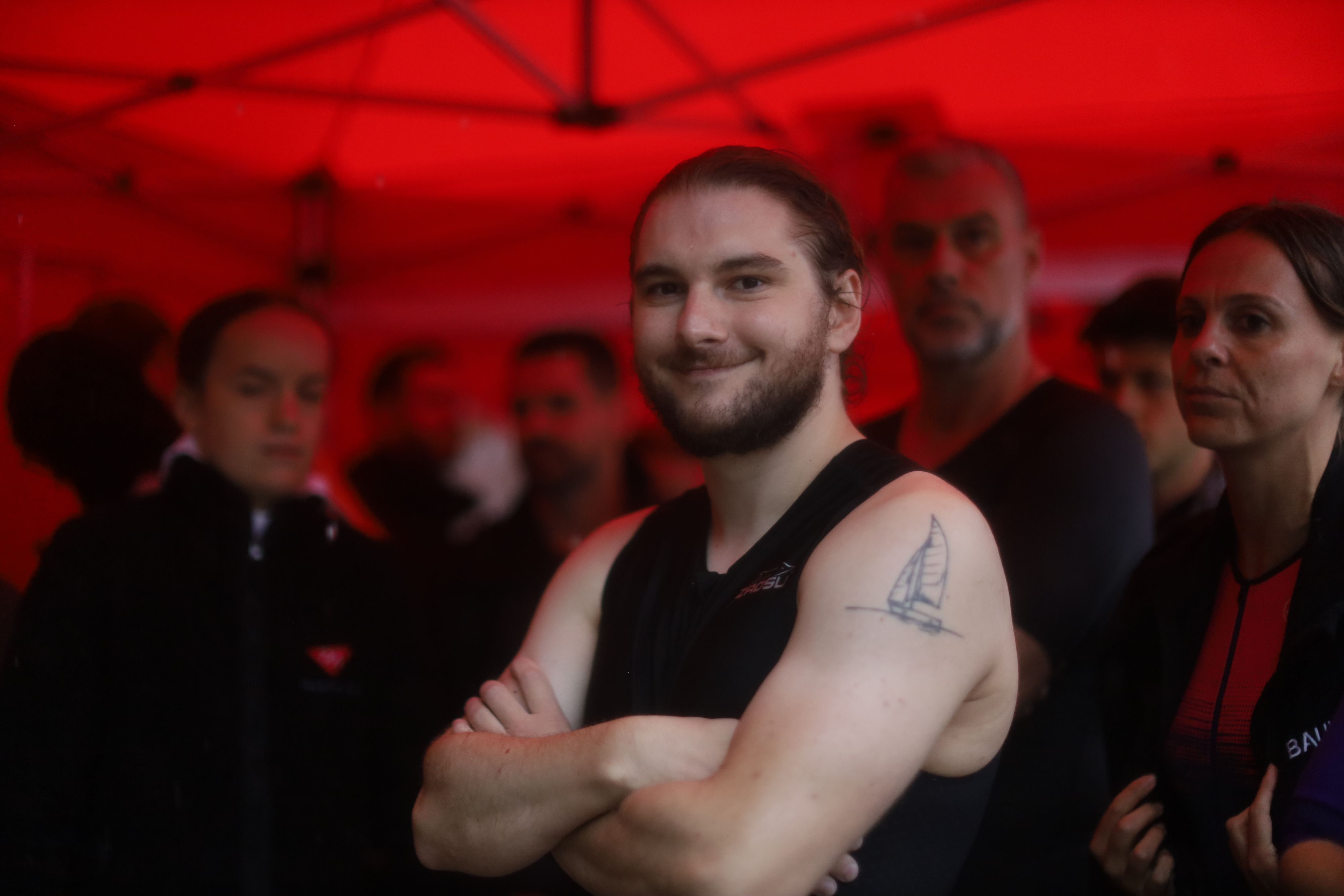 Oliver Wycisk (30) bereitet sich auf seinen ersten Triathlon vor.