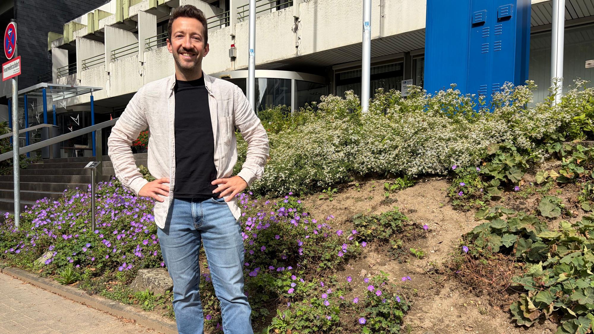 Christopher Winter ist der neue Ehrenamtskoordinator der Stadt Leichlingen.