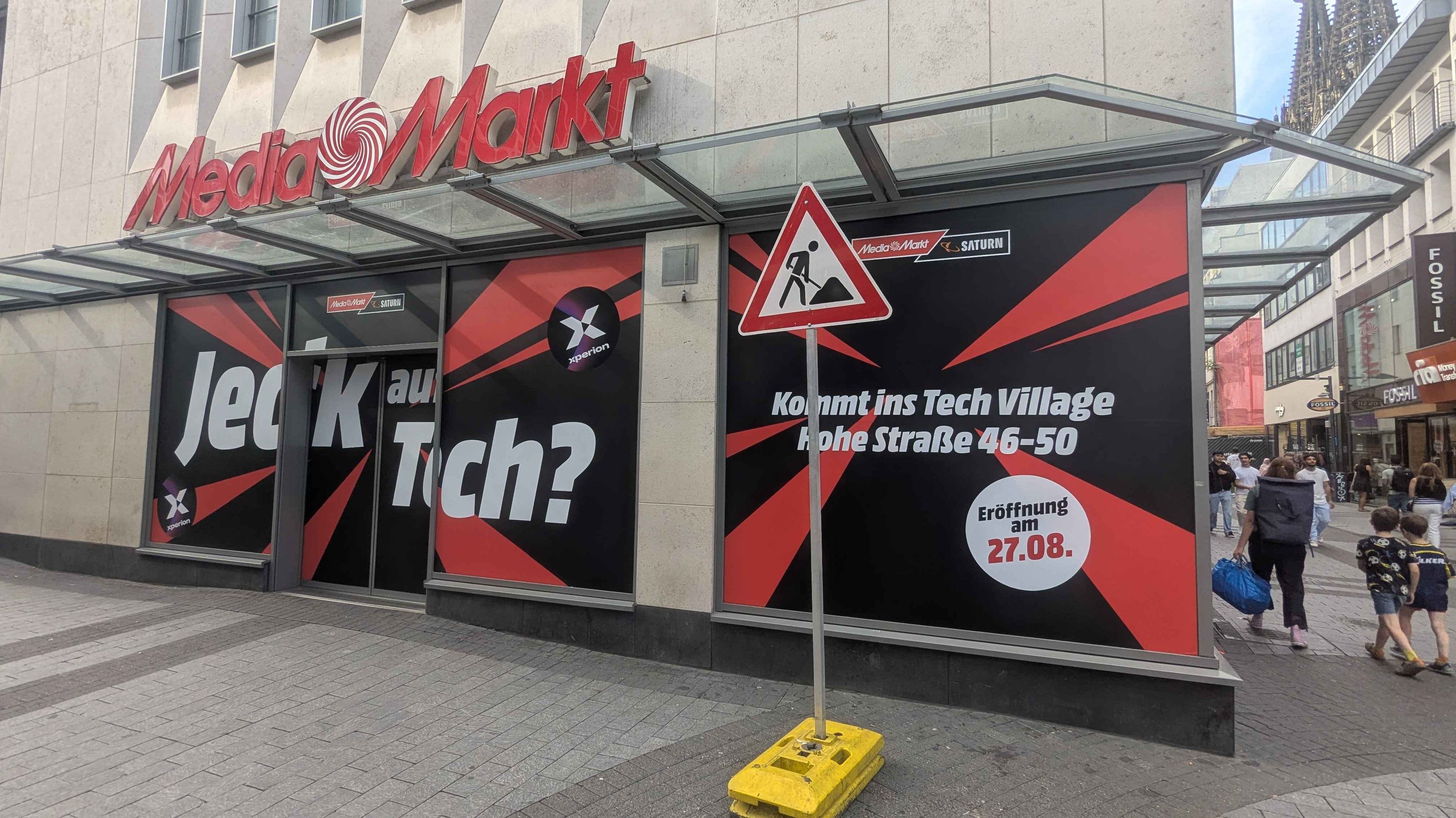 Schließung Mediamarkt Hohe Straße 121-131.