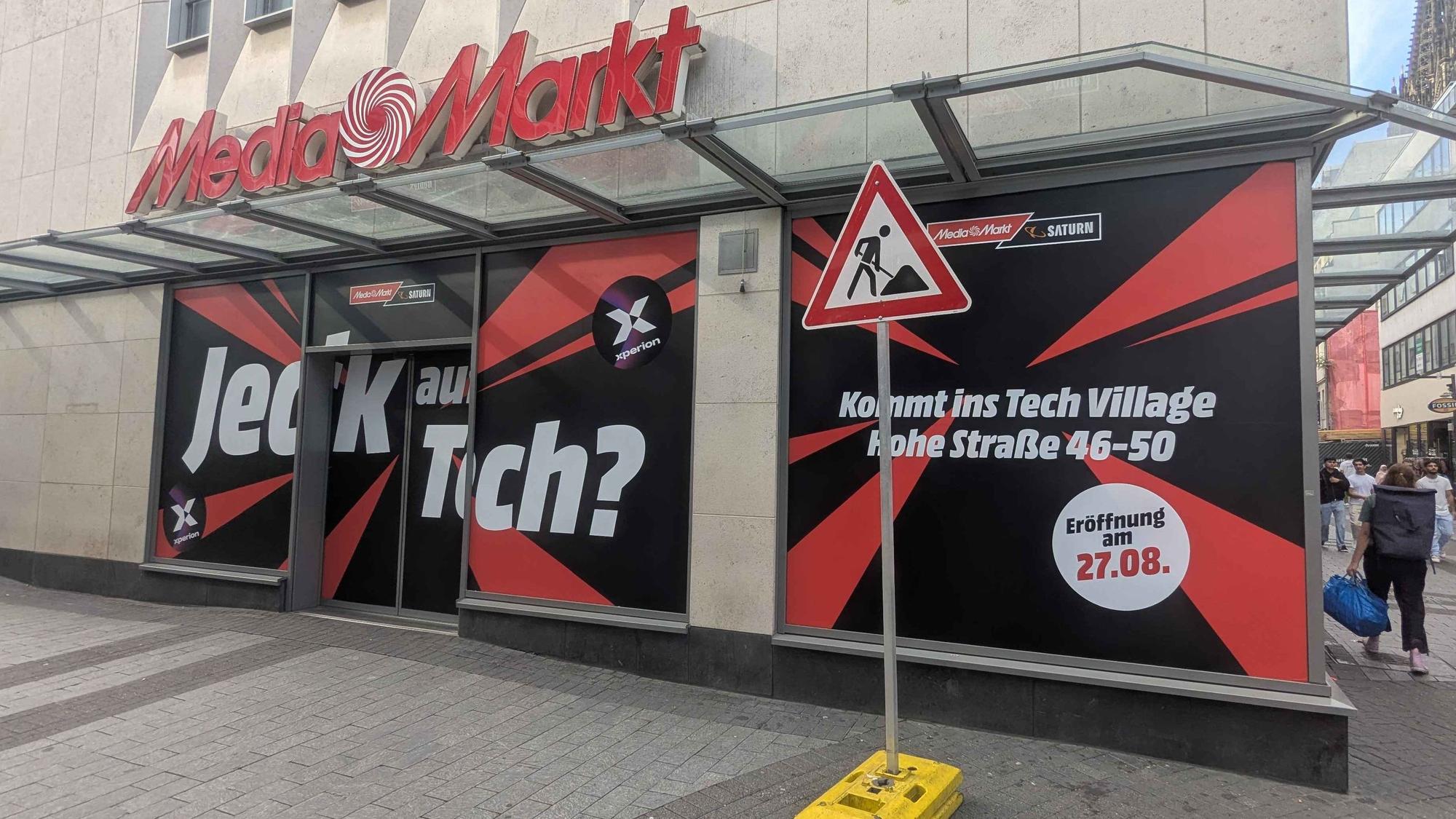 Schließung Mediamarkt Hohe Straße 121-131.
