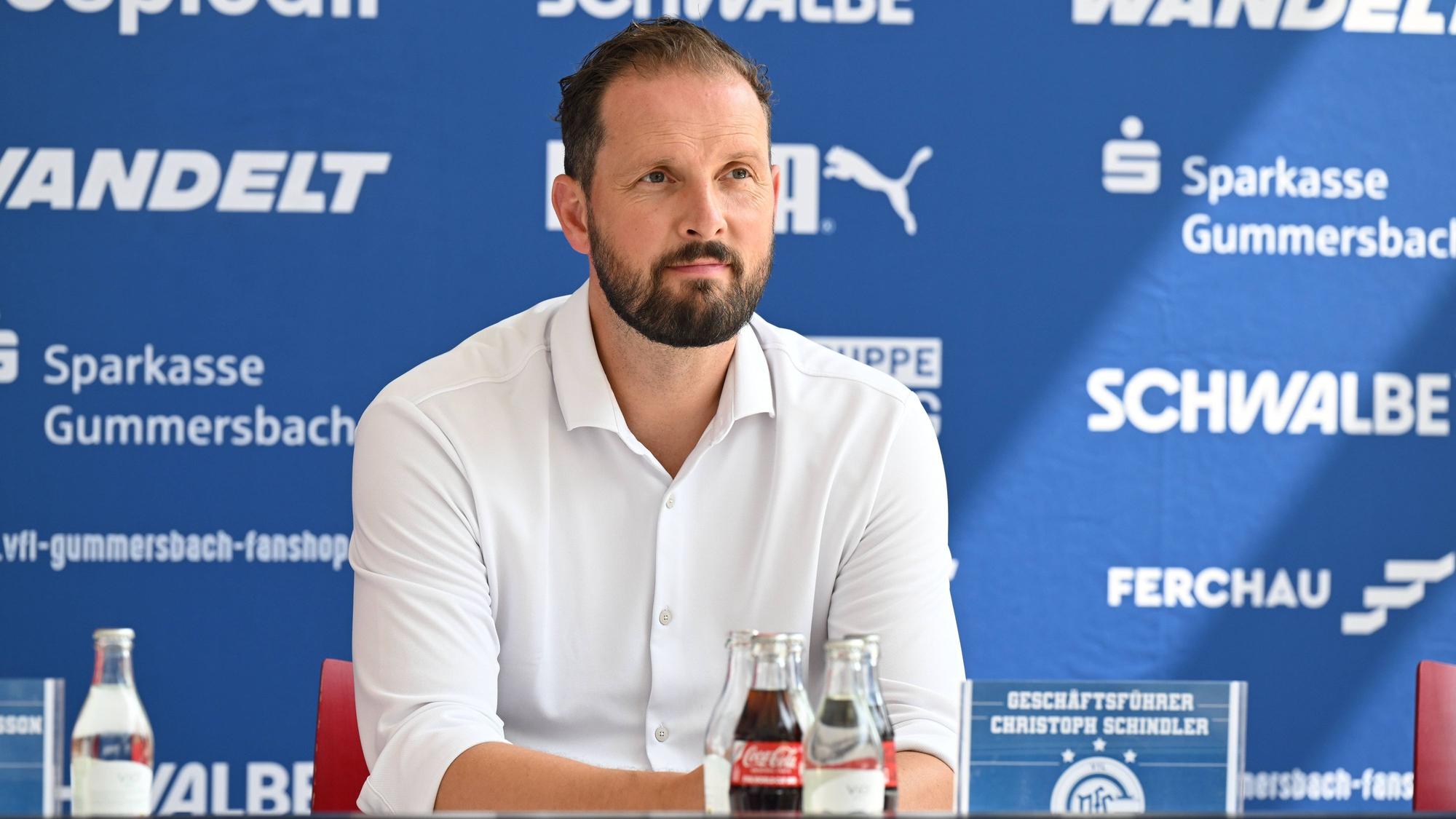 RECORD DATE NOT STATED Christoph Schindler Geschaeftsfuehrer VfL Gummerbach GER, Handball, Opel Bundesliga, VfL Gummersbach, 1.Liga, Spielzeit 2026/2027, Saisonpressekonferenz, Schwalbe Arena Gummersbach, 14.08.2026 GER, Handball, Opel Bundesliga, VfL Gummersbach, 1. Liga, Spielzeit 2026/2027, Saisonpressekonferenz, Schwalbe Arena Gummersbach, 14.08.2026 Gummersbach *** Christoph Schindler, Managing Director of VfL Gummersbach GER, Handball, Opel Bundesliga, VfL Gummersbach, 1st Division, 20262027 Season, Season Press Conference, Schwalbe Arena Gummersbach, August 14, 2026 GER, Handball, Opel Bundesliga, VfL Gummersbach, 1st Division, 20262027 Season, Season Press Conference, Schwalbe Arena Gummersbach, August 14, 2026, Gummersbach Copyright: xEibner-Pressefoto/JuergenxAugstx EP_JAT