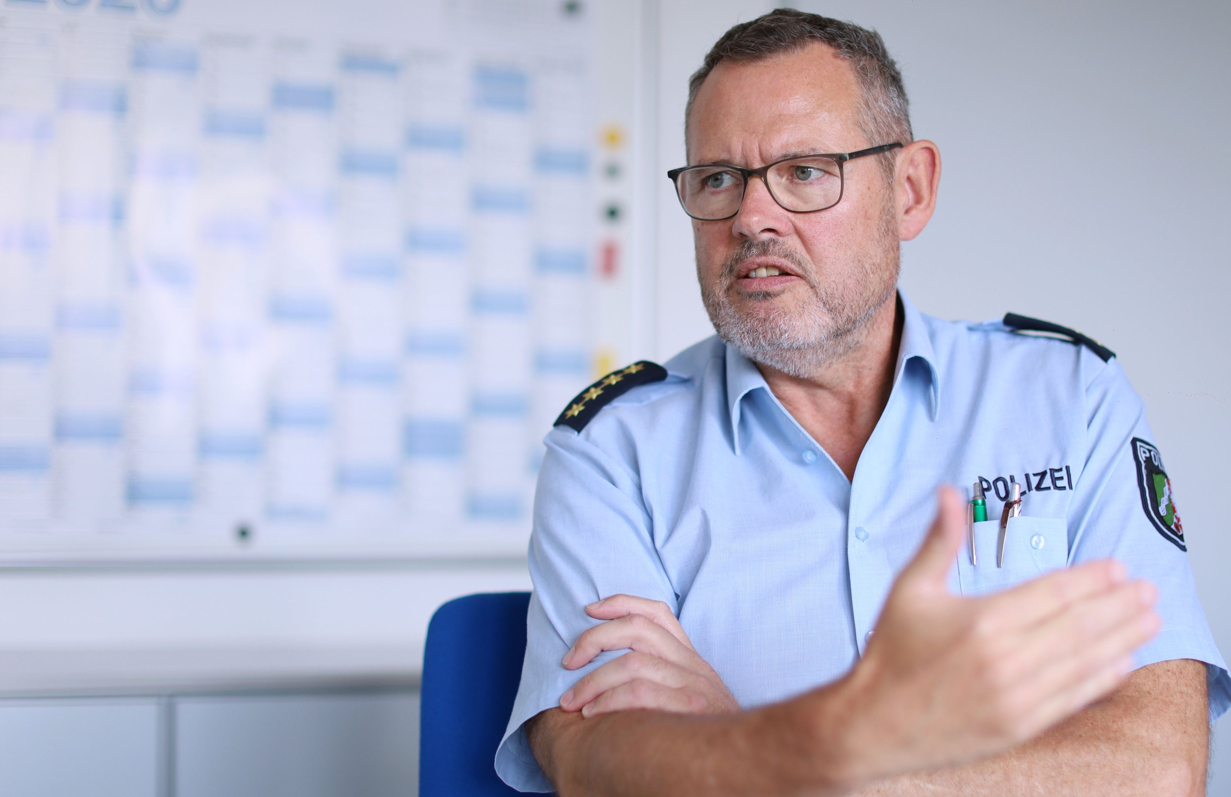 Frank Wißbaum ist Einsatzleiter der Kölner Polizei.