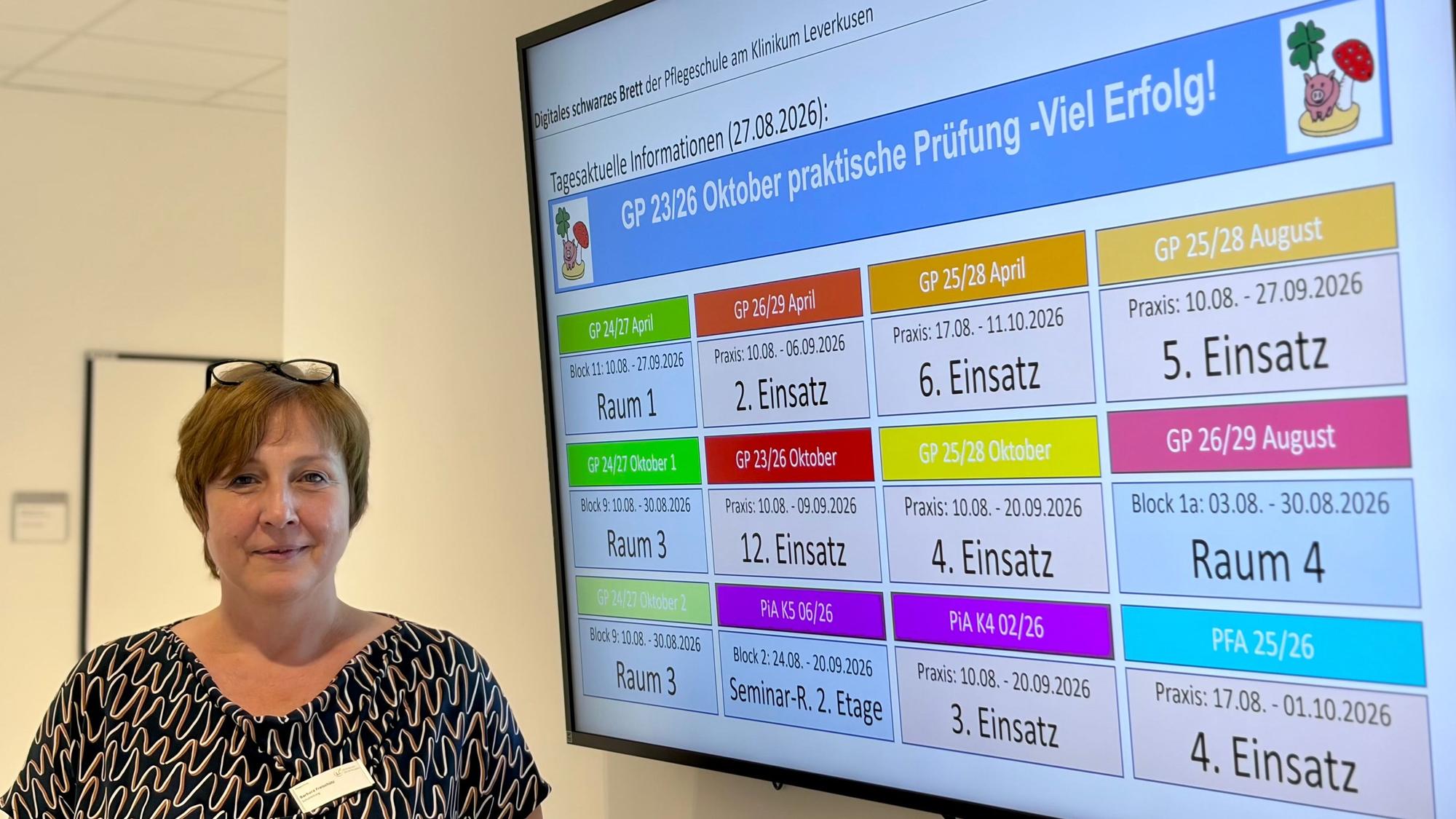 Barbara Freischütz, Leiterin der Pflegeschule des Leverkusener Klinikums