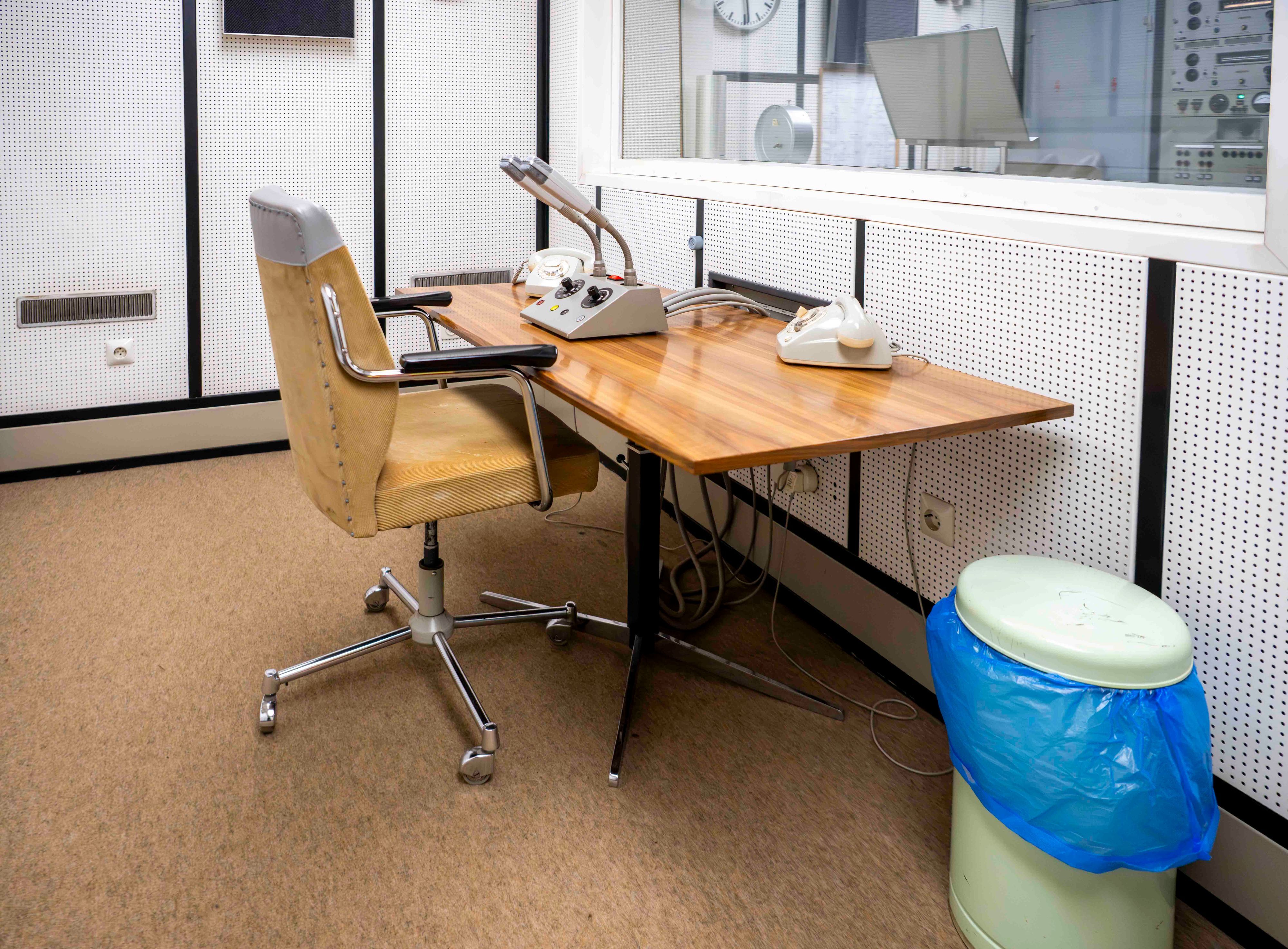 Im Bunker in Urft ist auch ein Sendestudio eingerichtet.