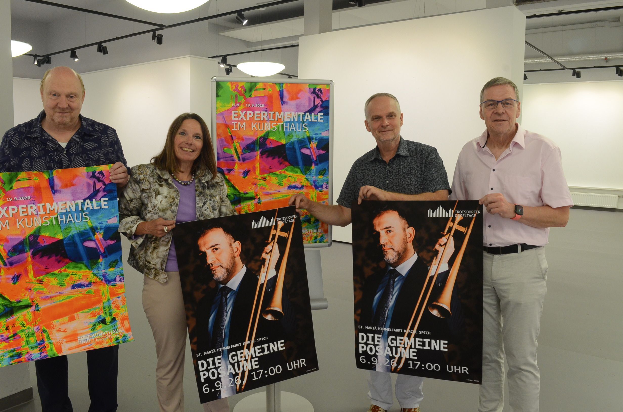 Frank Baquet, Tanja Gaspers, Rainer Land und Hans-Peter Retzmann stellten das Programm vor