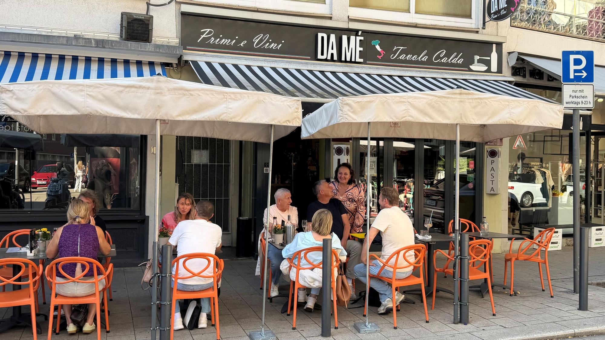 Blick auf das Restaurant „Da Mé“ in Köln.