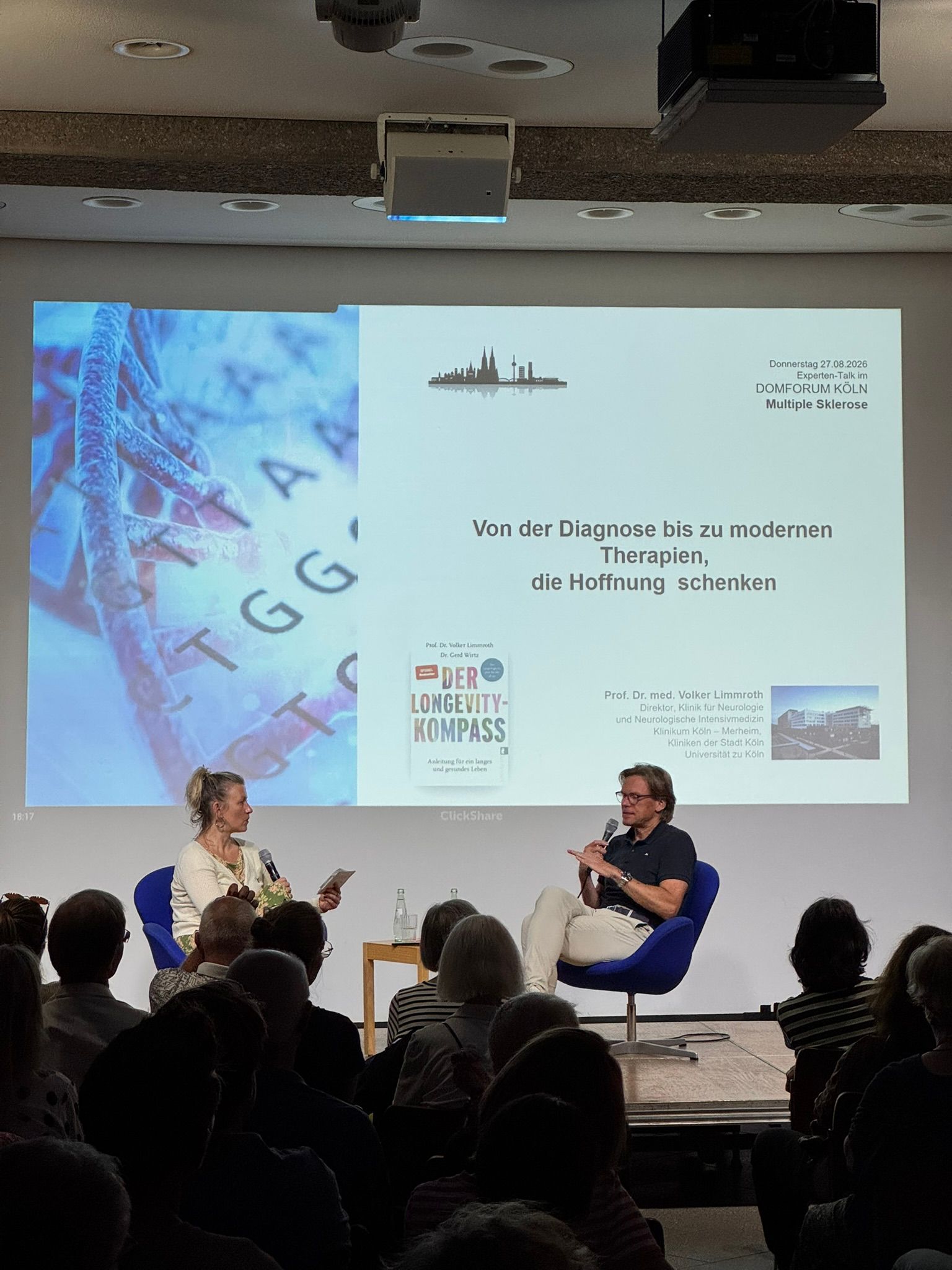 Volker Limmroth im Domforum