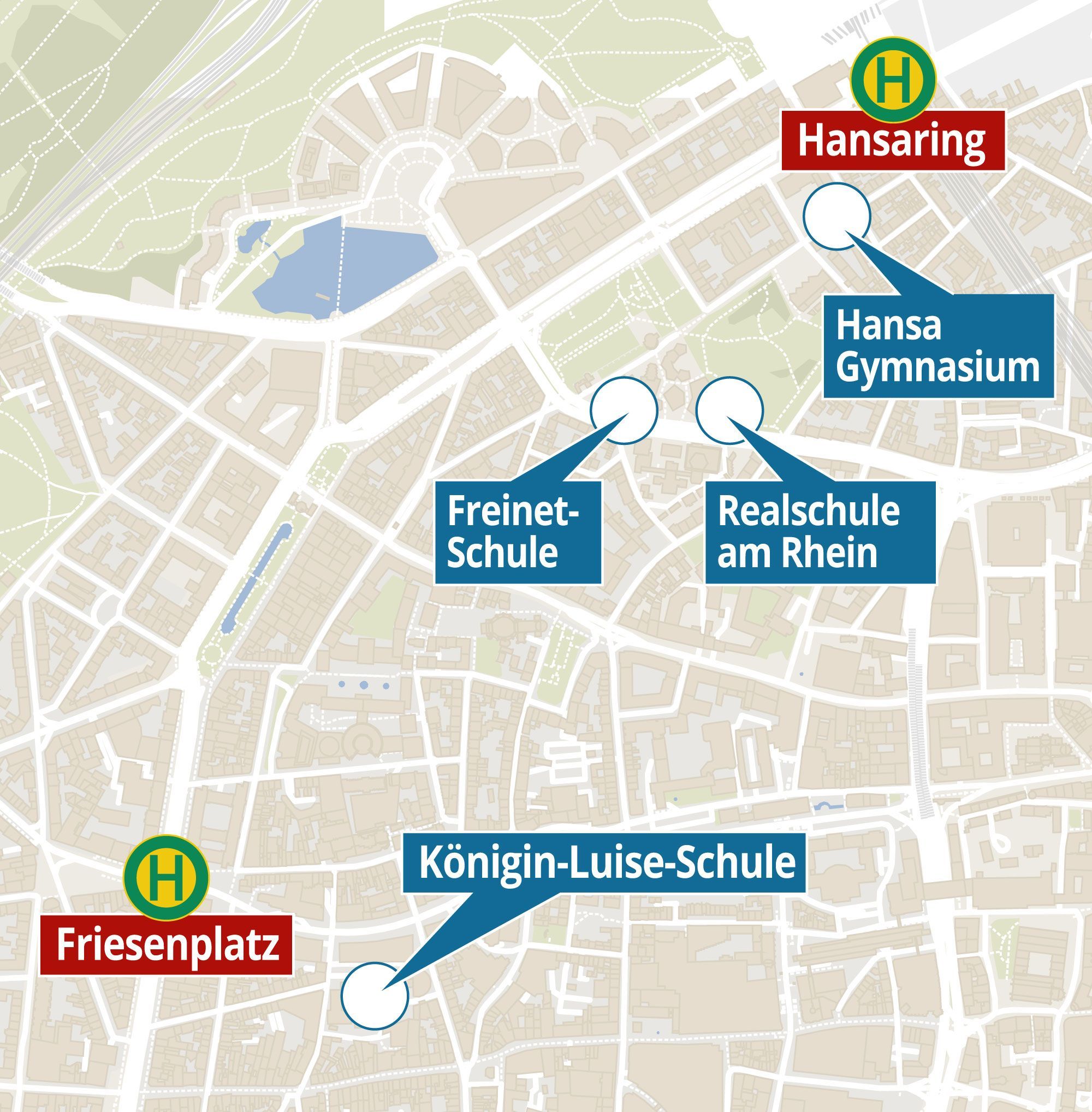 Eltern dieser vier Schulen haben einen offenen Brief an die Stadt und den Rat geschrieben.