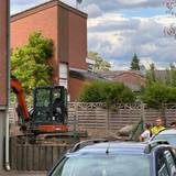 Bei Bauarbeiten in der Kriegerhofstraße wurde in Köln-Fühlingen eine Fluggranate gefunden.