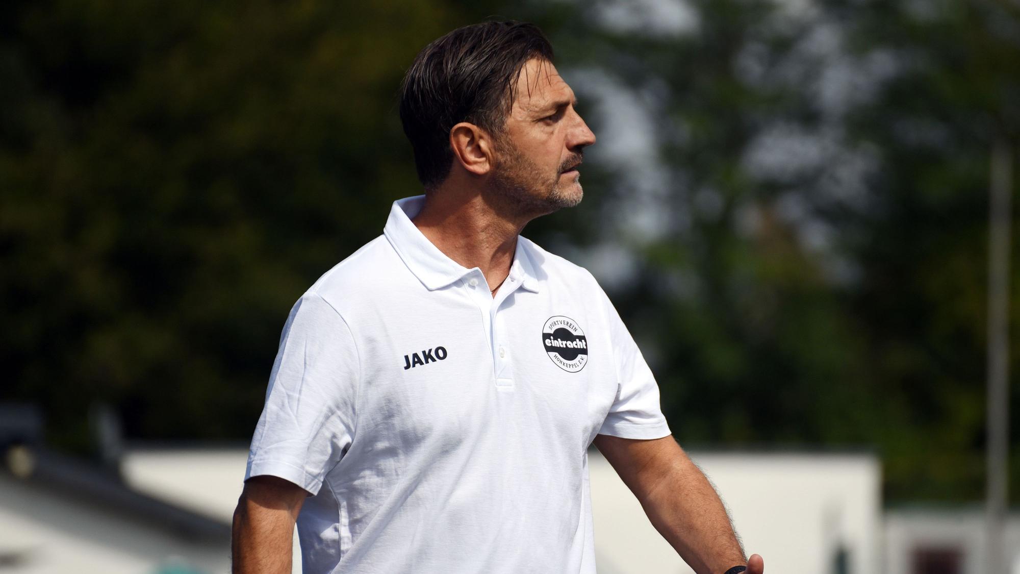 Eintracht-Trainer Pepe Brunetto.