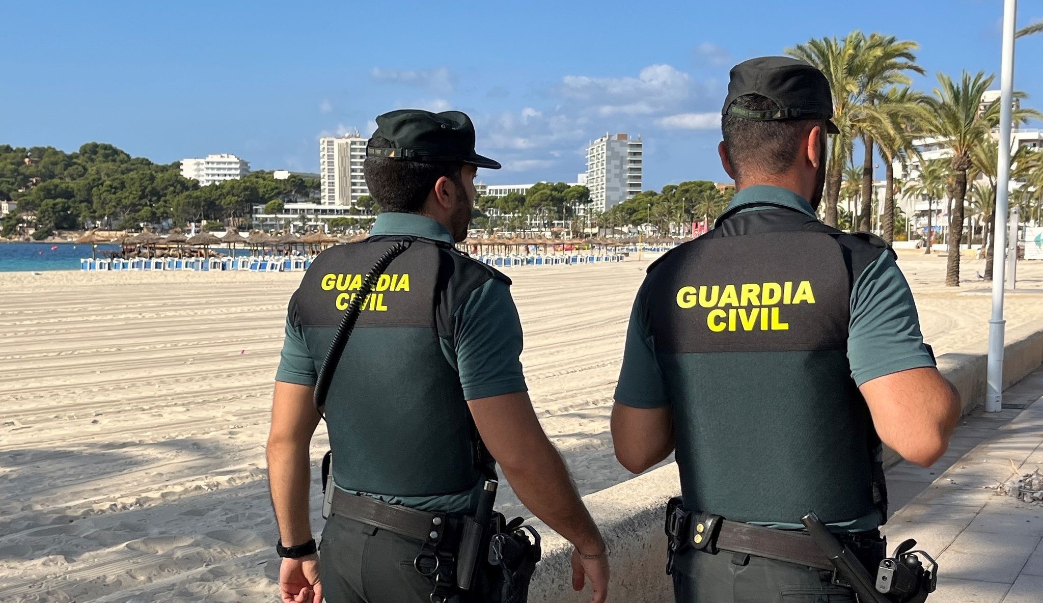 Beamte der Polizeieinheit Guardia Civil