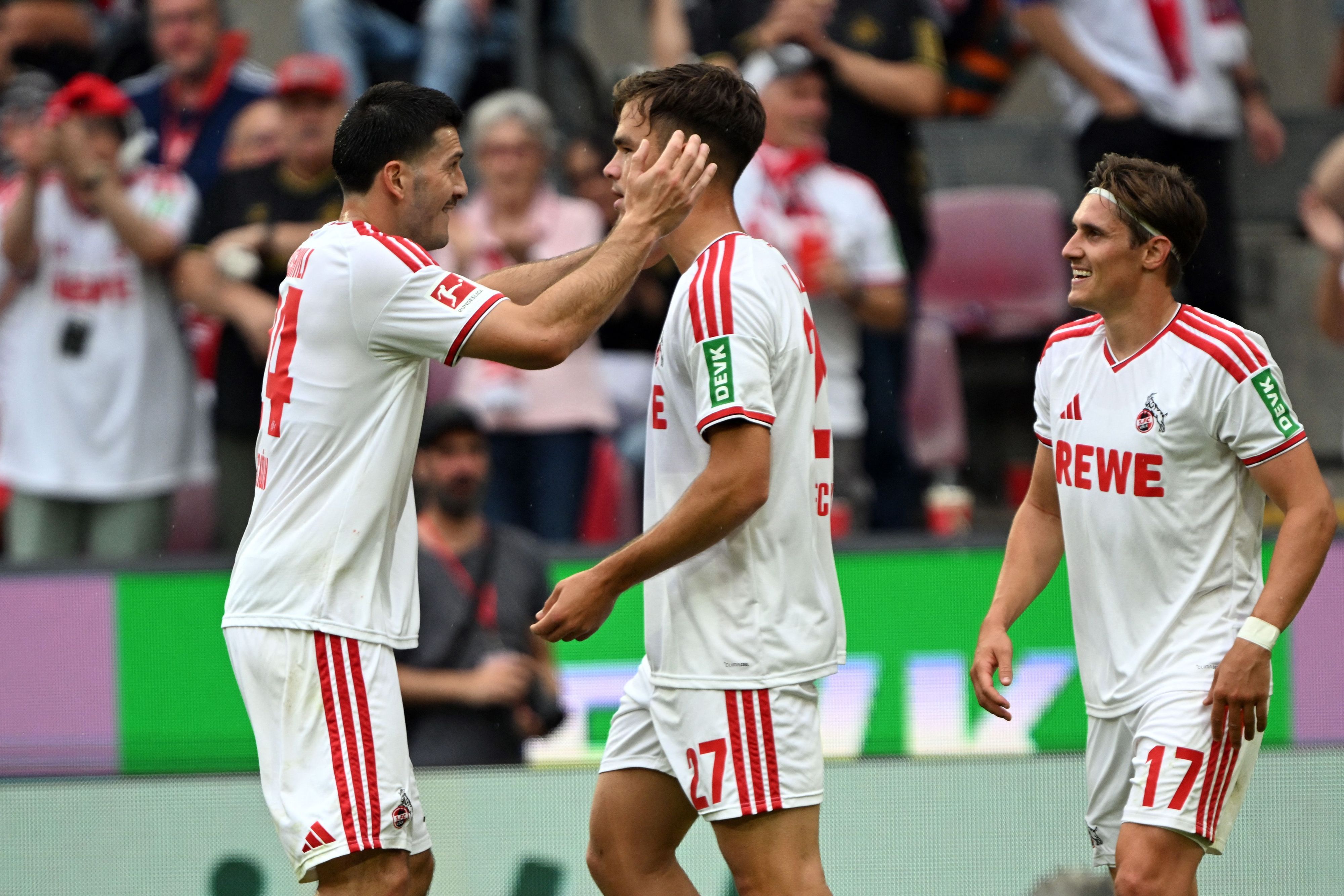 Torjubel beim 1. FC Köln.
