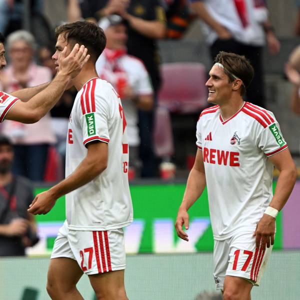 Torjubel beim 1. FC Köln.