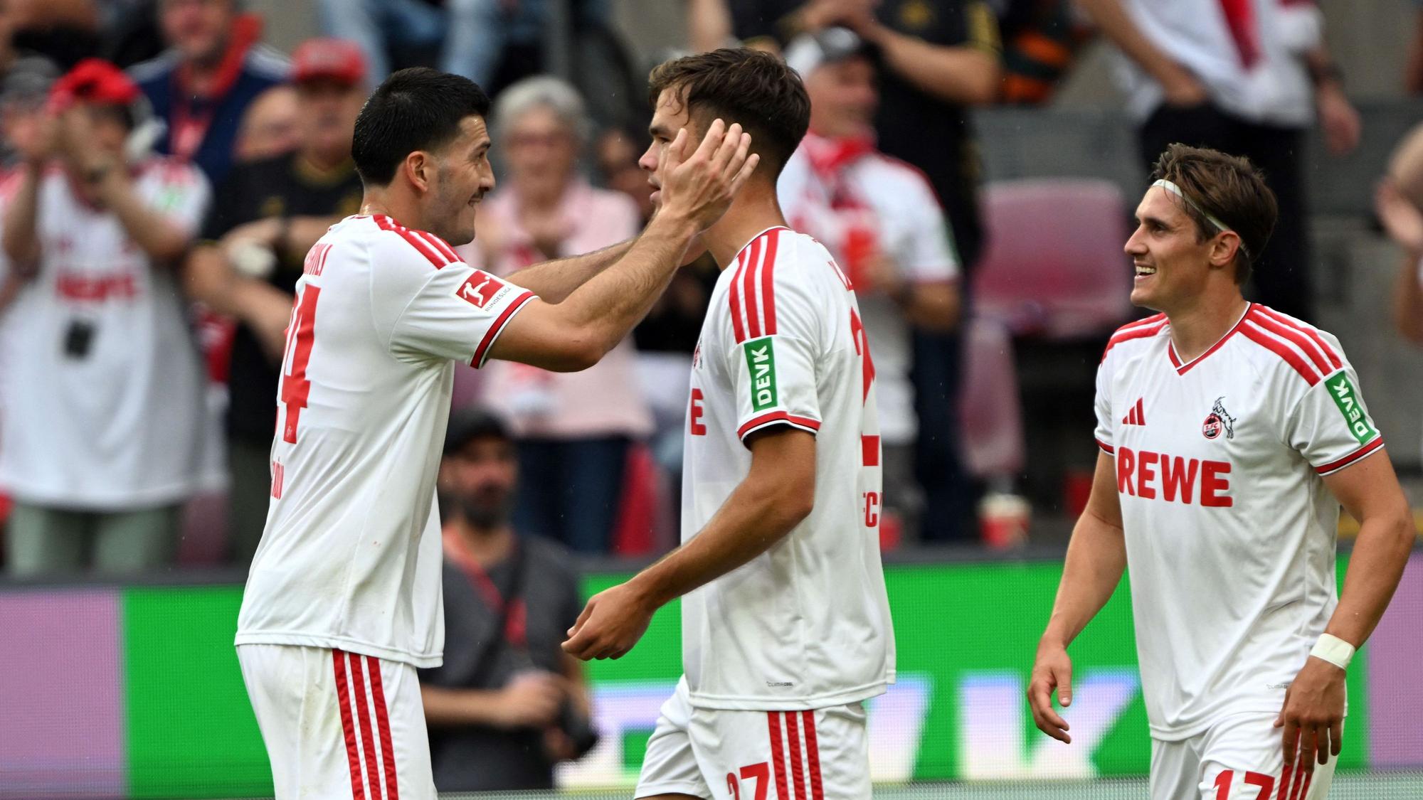Torjubel beim 1. FC Köln.